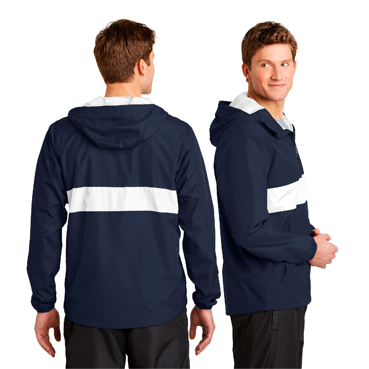 SportTek® Zipped Pocket Anorak accessline