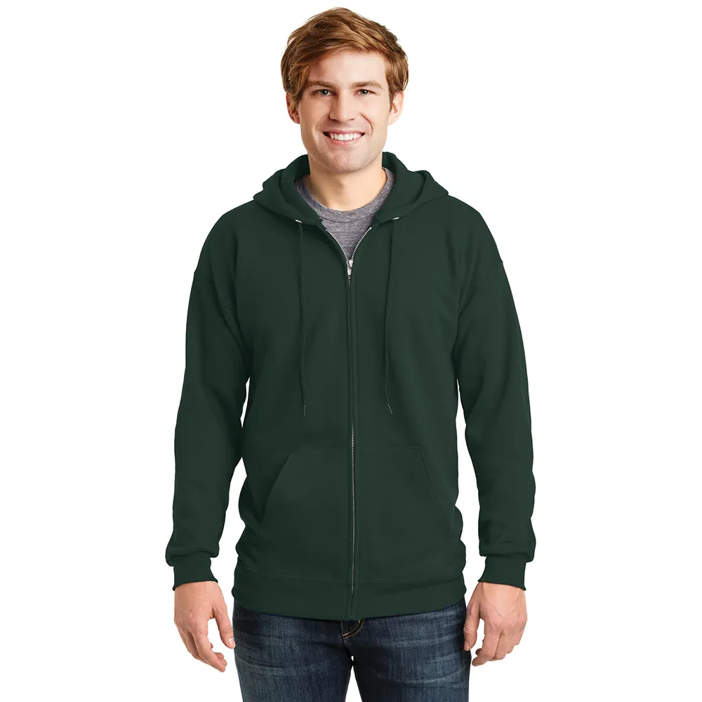 Hanes® Ultimate Cotton® – Full-Zip Hooded Sweatshirt – accessline