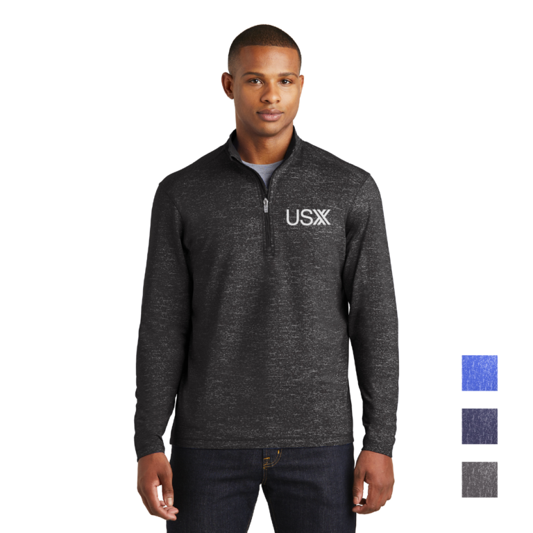 Sport-Tek® Tech Fleece Colorblock 1/4-Zip Hooded Sweatshirt – accessline