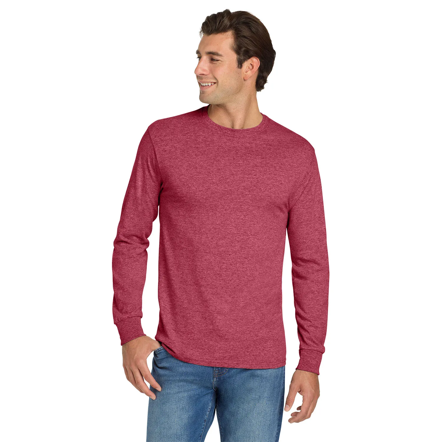 9897LS_Vintage_Heather_Red