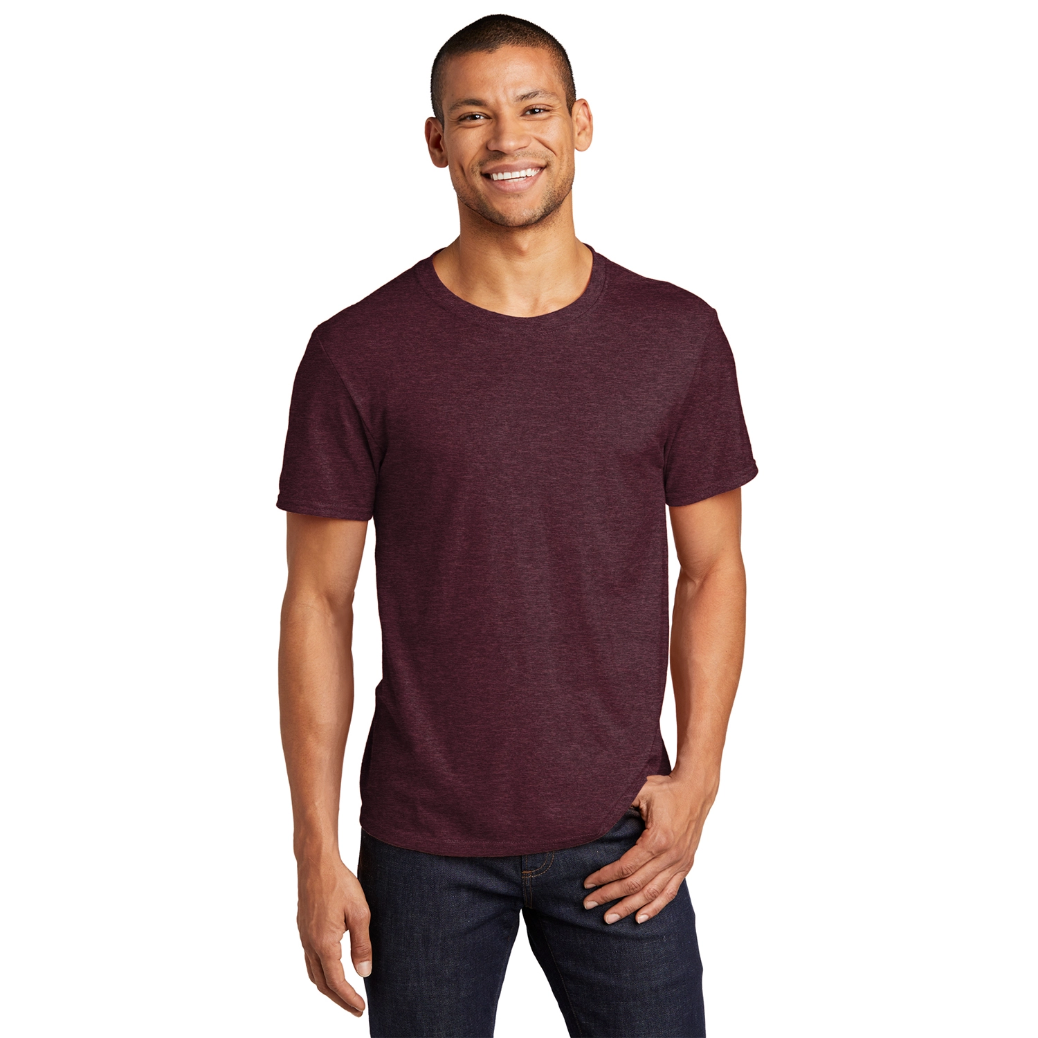 6222_Maroon_Heather_Red