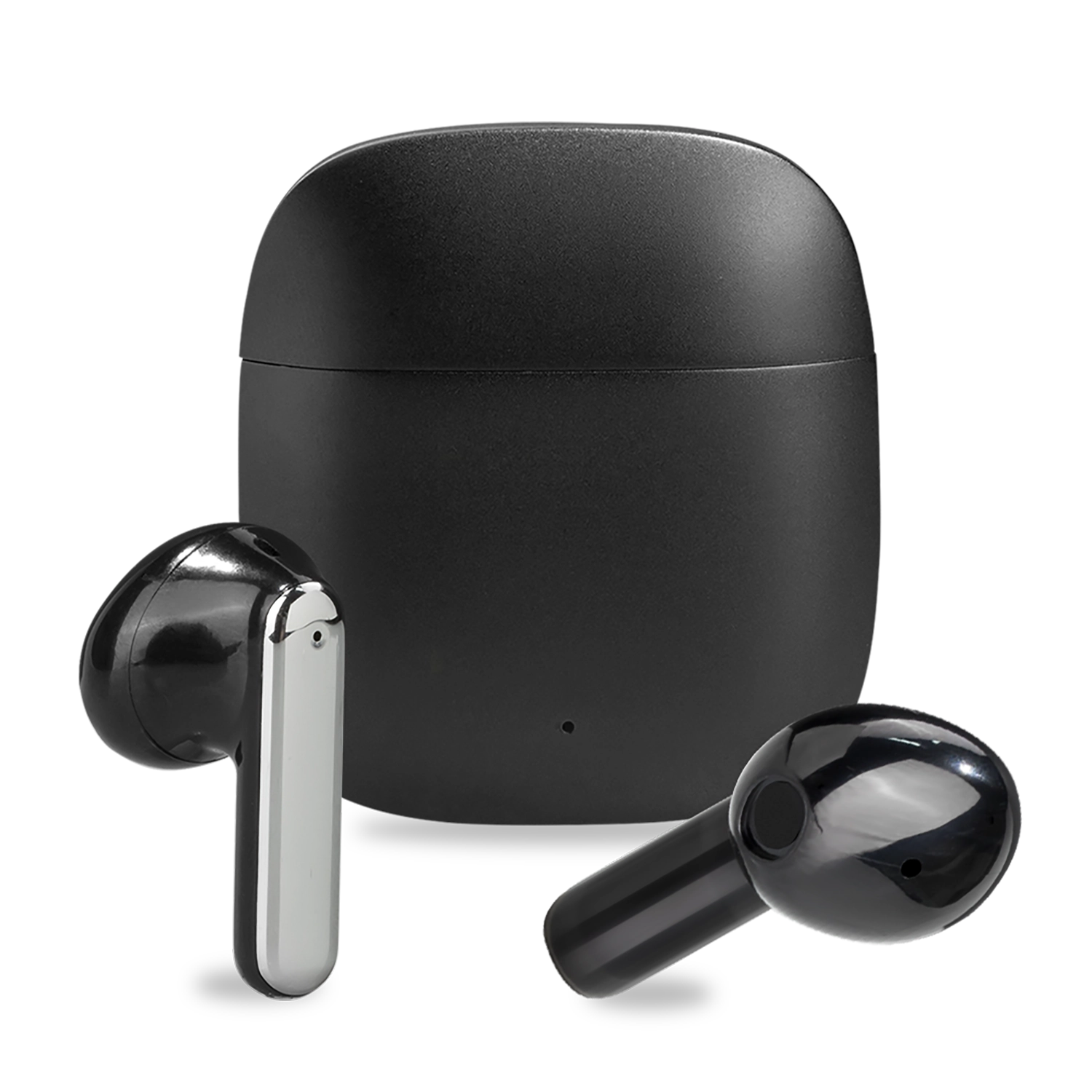 Miami Black Metal Wireless Earbuds
