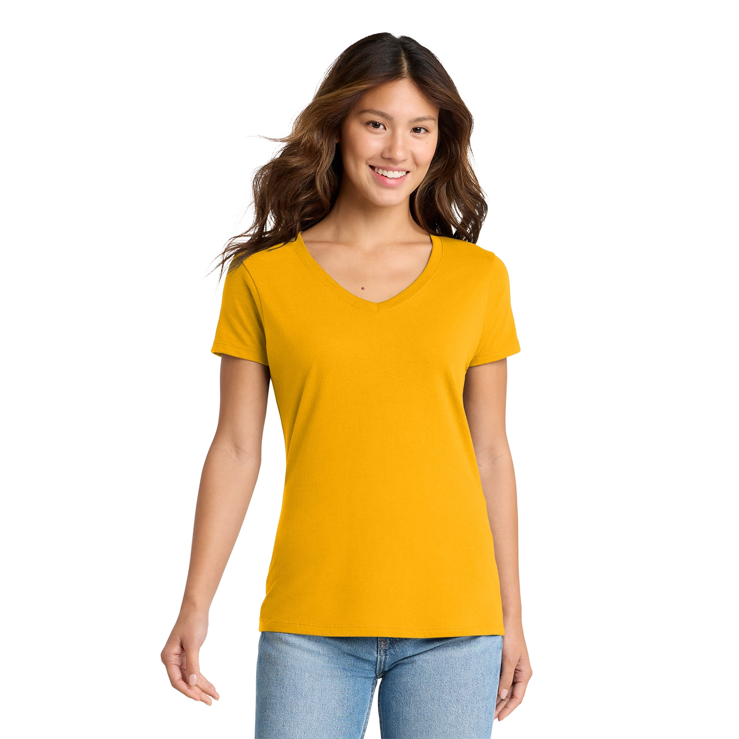 Port & Co Decorated Women’s Fan Favorite V-Neck Tee 3