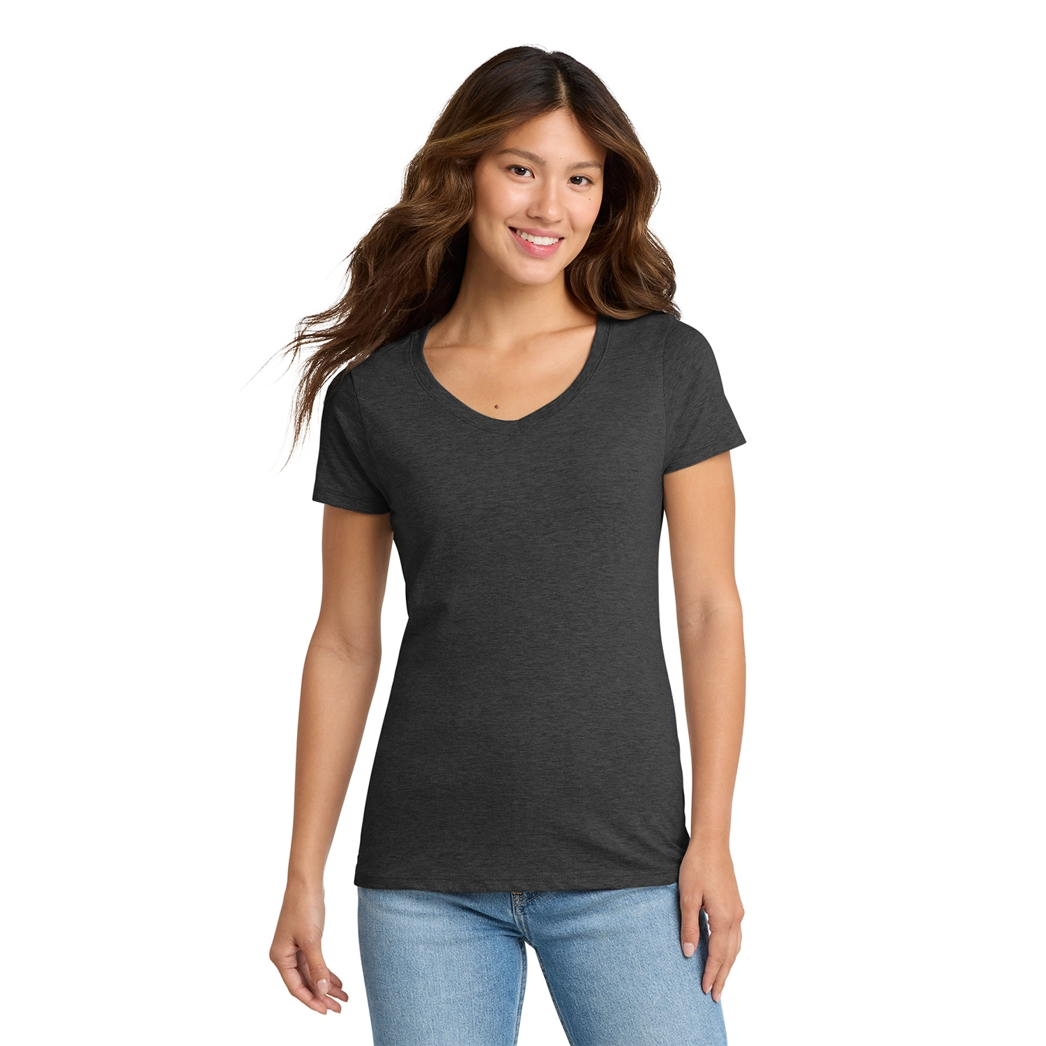 Port & Co Decorated Women’s Fan Favorite V-Neck Tee 5