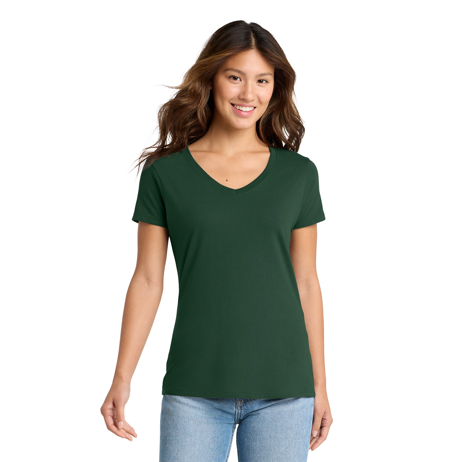 Port & Co Decorated Women’s Fan Favorite V-Neck Tee 6