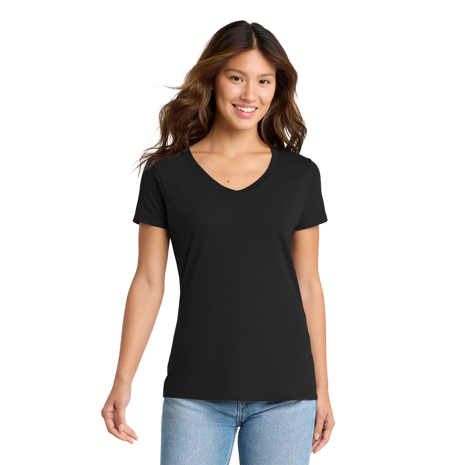 Port & Co Decorated Women’s Fan Favorite V-Neck Tee 7
