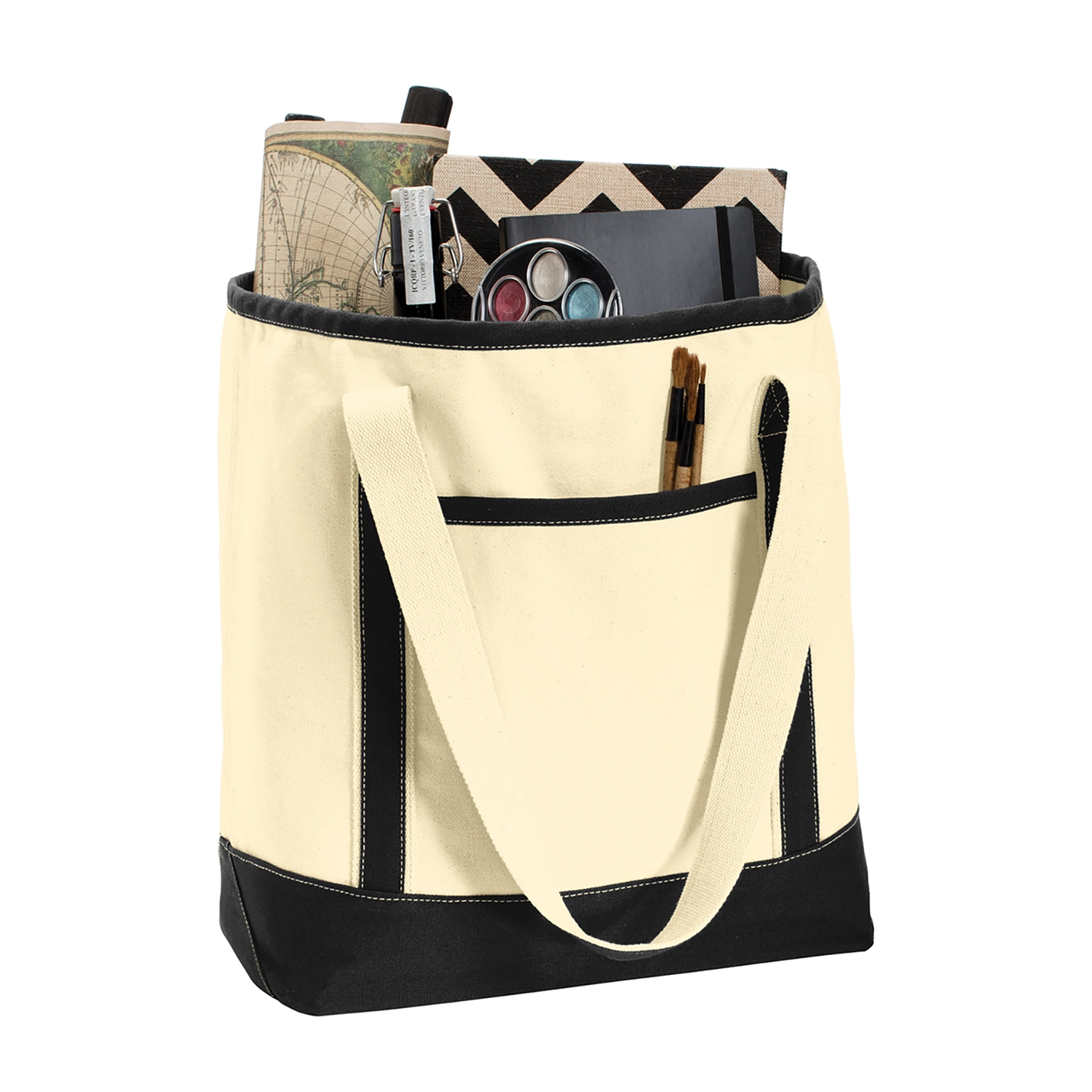 Port Authority Decorated Large Cotton Canvas Tote