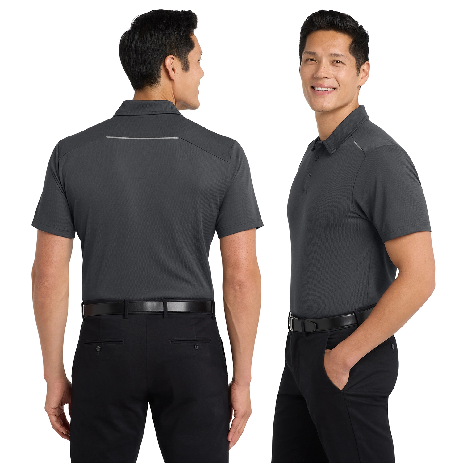 Port Authority Pinpoint Mesh Embroidered Polo