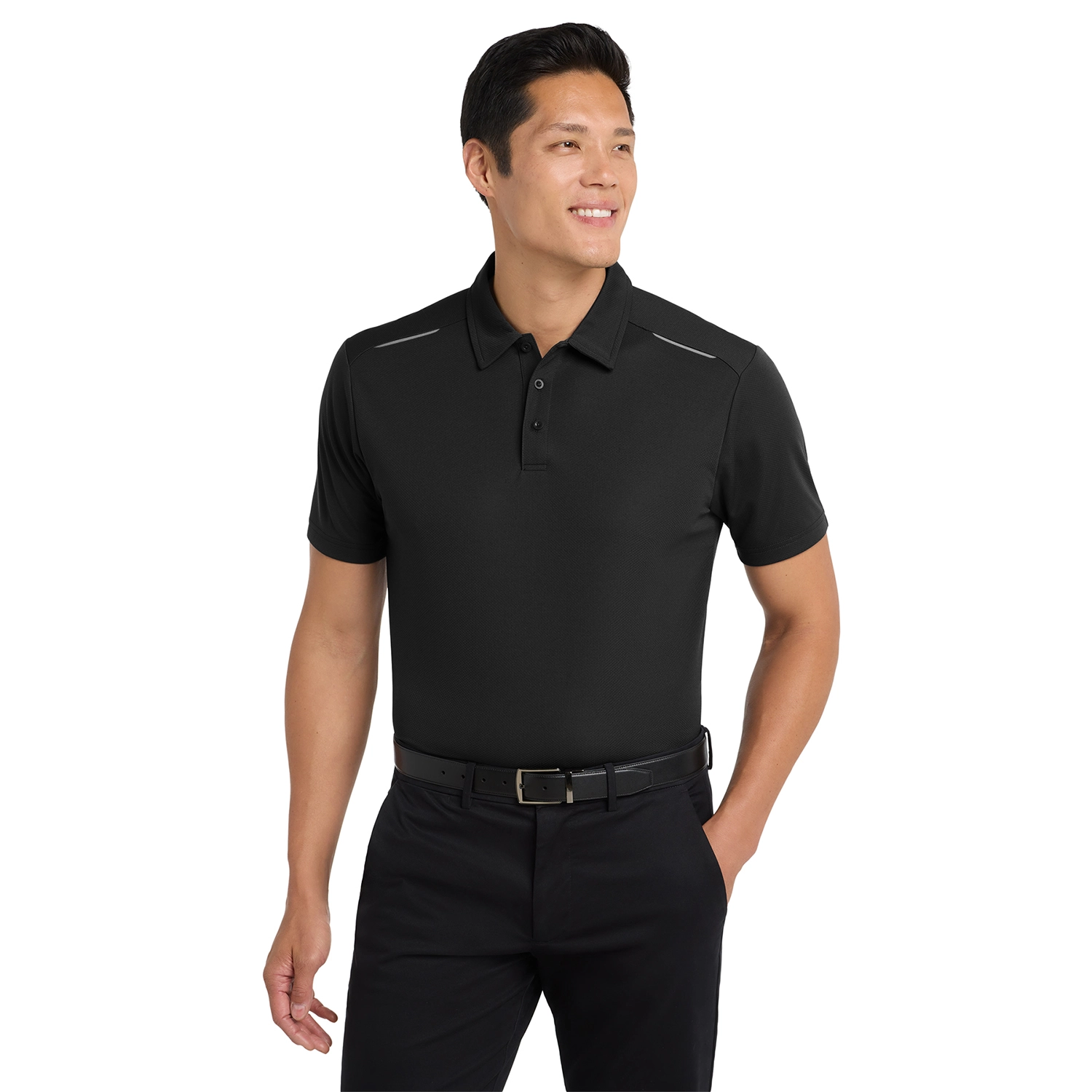 Port Authority Pinpoint Mesh Embroidered Polo 3