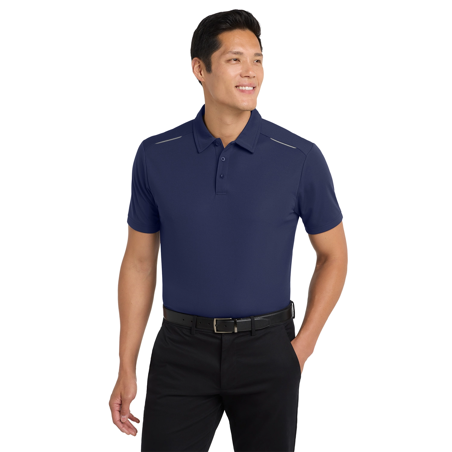 Port Authority Pinpoint Mesh Embroidered Polo 4