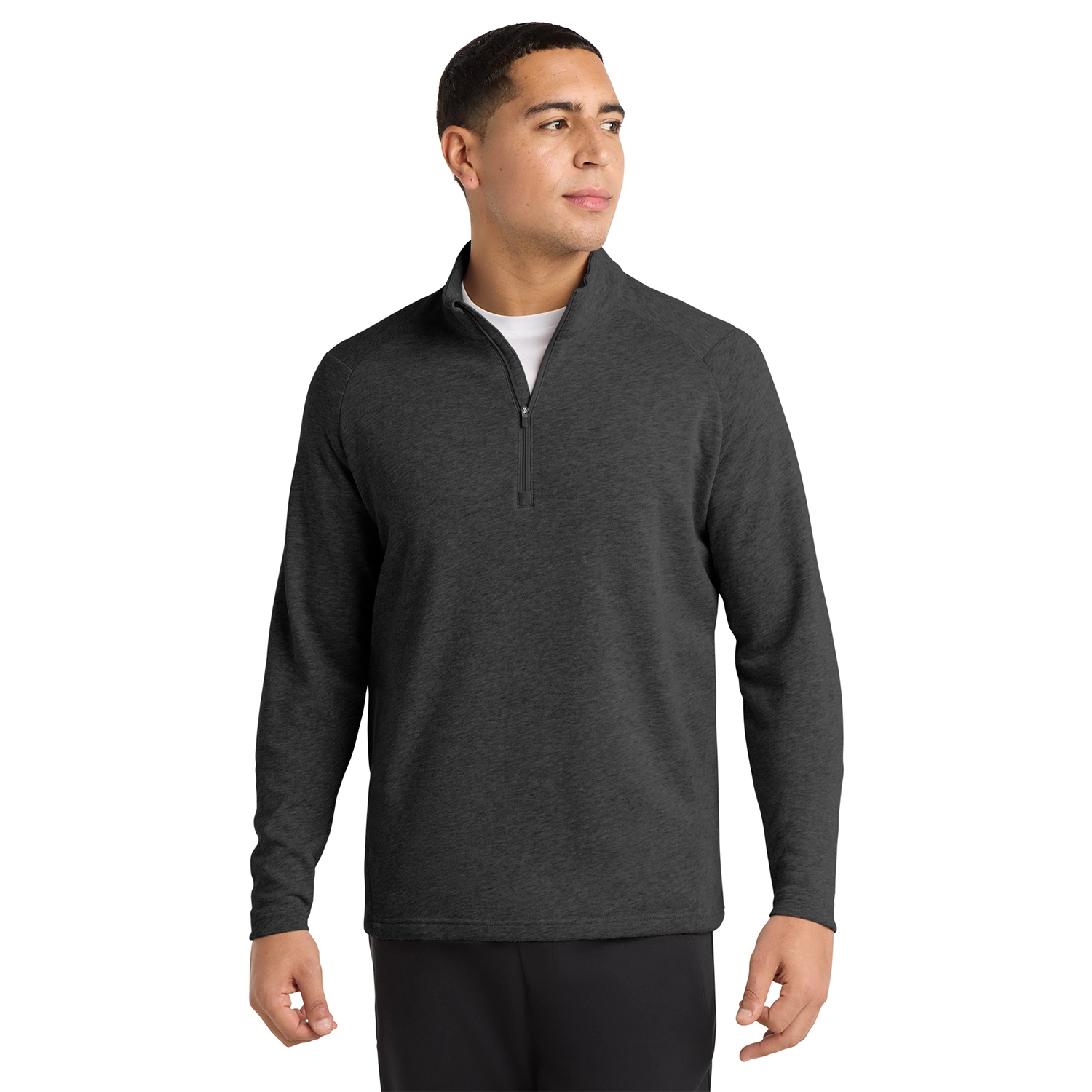 Sport-Tek Lightweight French Terry Embroidered 1/4-Zip Pullover 3