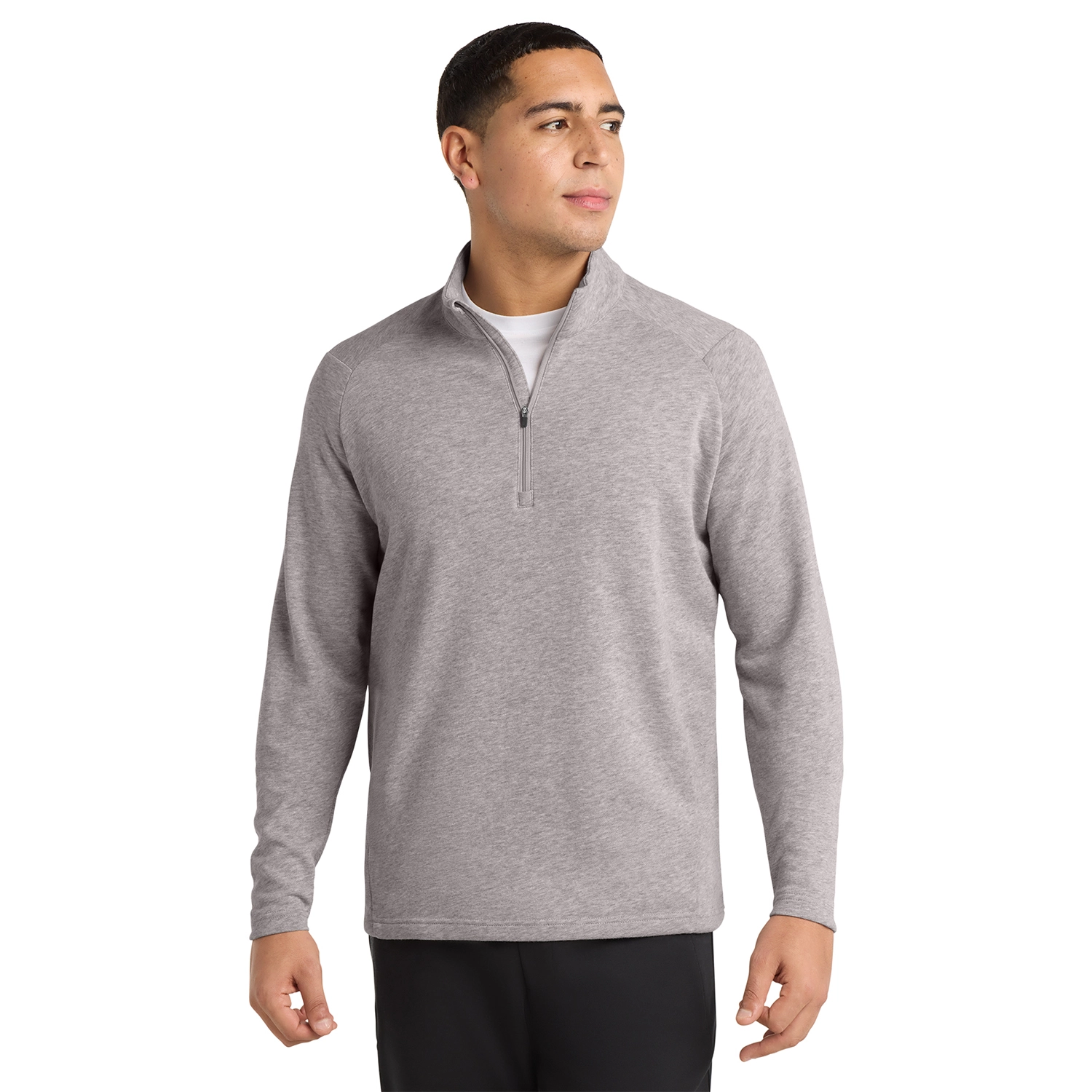 Sport-Tek Lightweight French Terry Embroidered 1/4-Zip Pullover 4