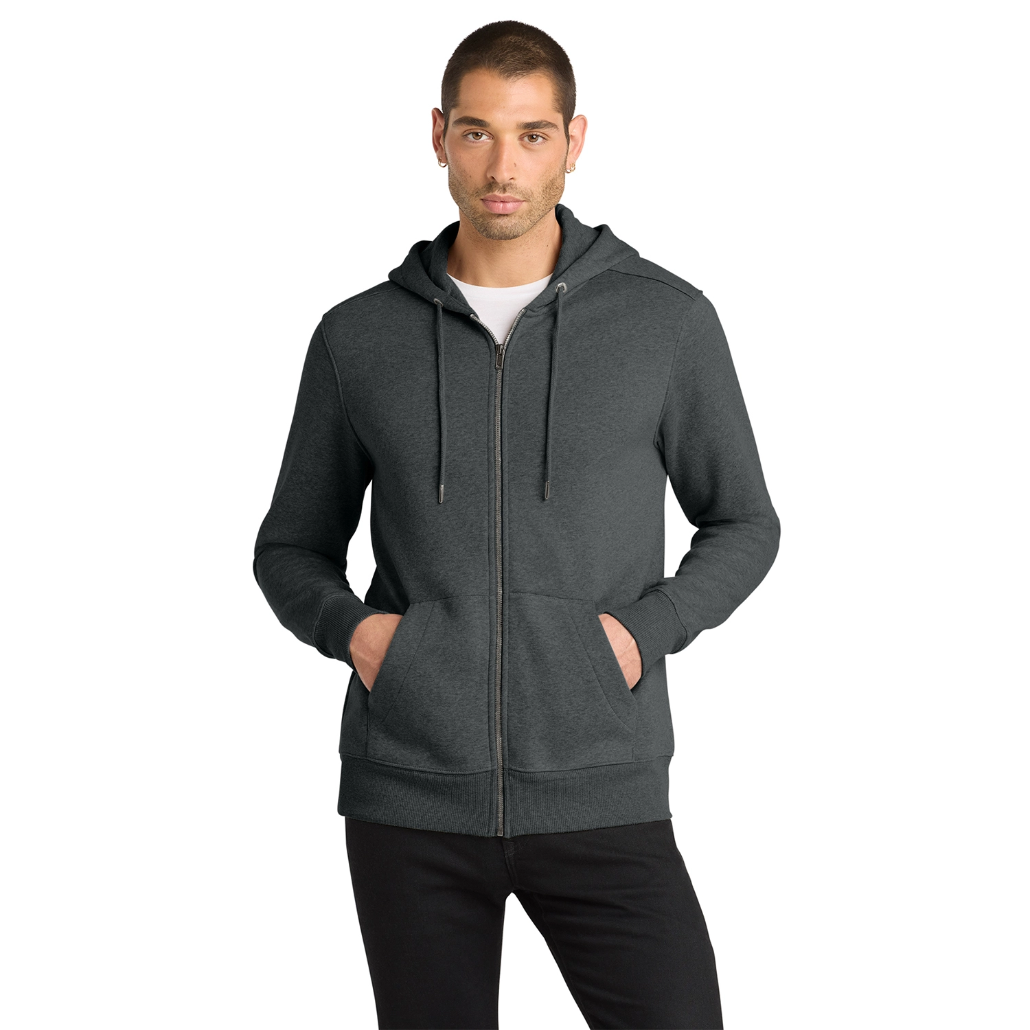 District Decorated Perfect Weight Fleece Full-Zip Hoodie 3