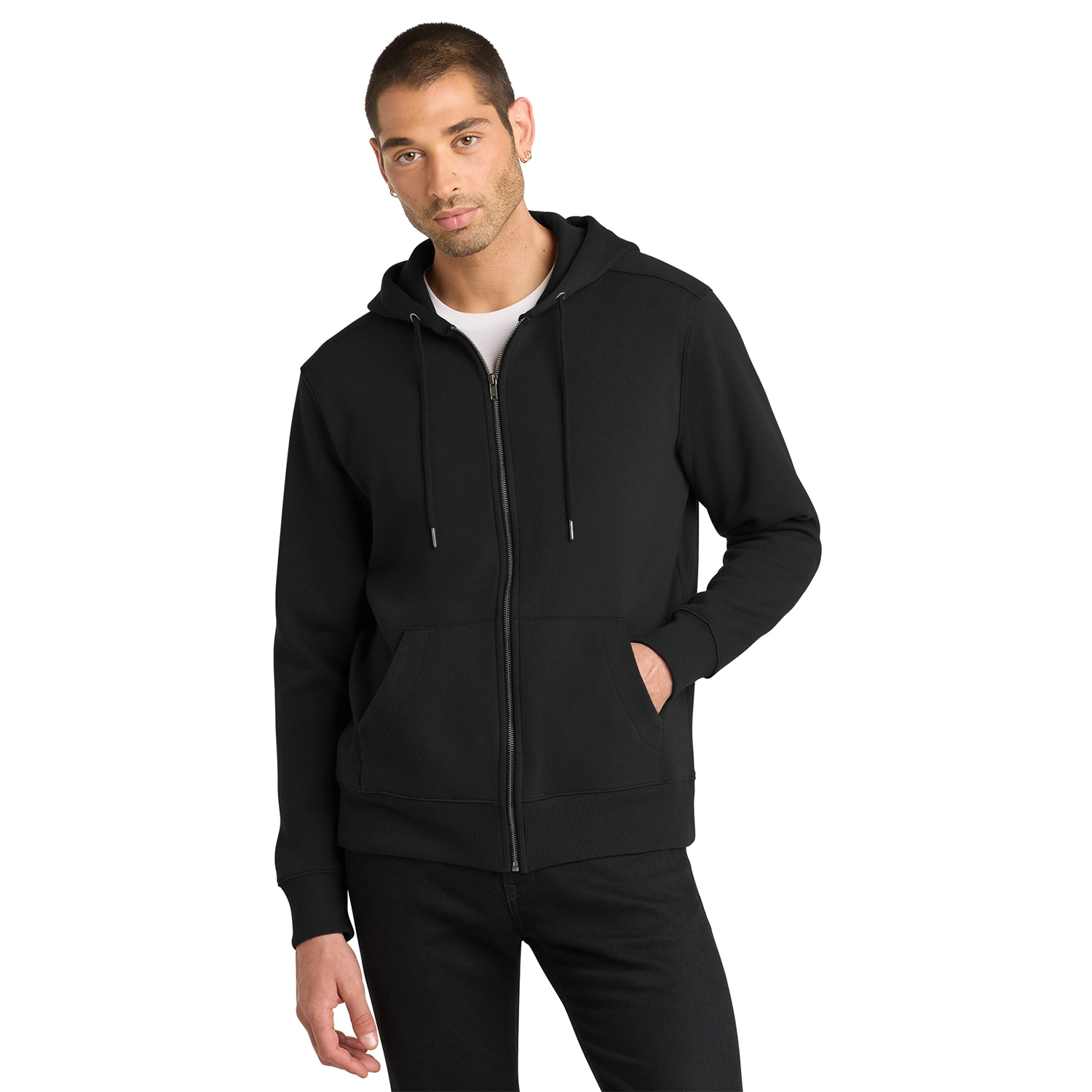 District Decorated Perfect Weight Fleece Full-Zip Hoodie 5