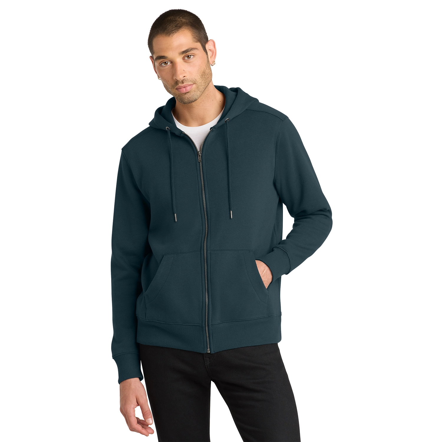 District Decorated Perfect Weight Fleece Full-Zip Hoodie 7