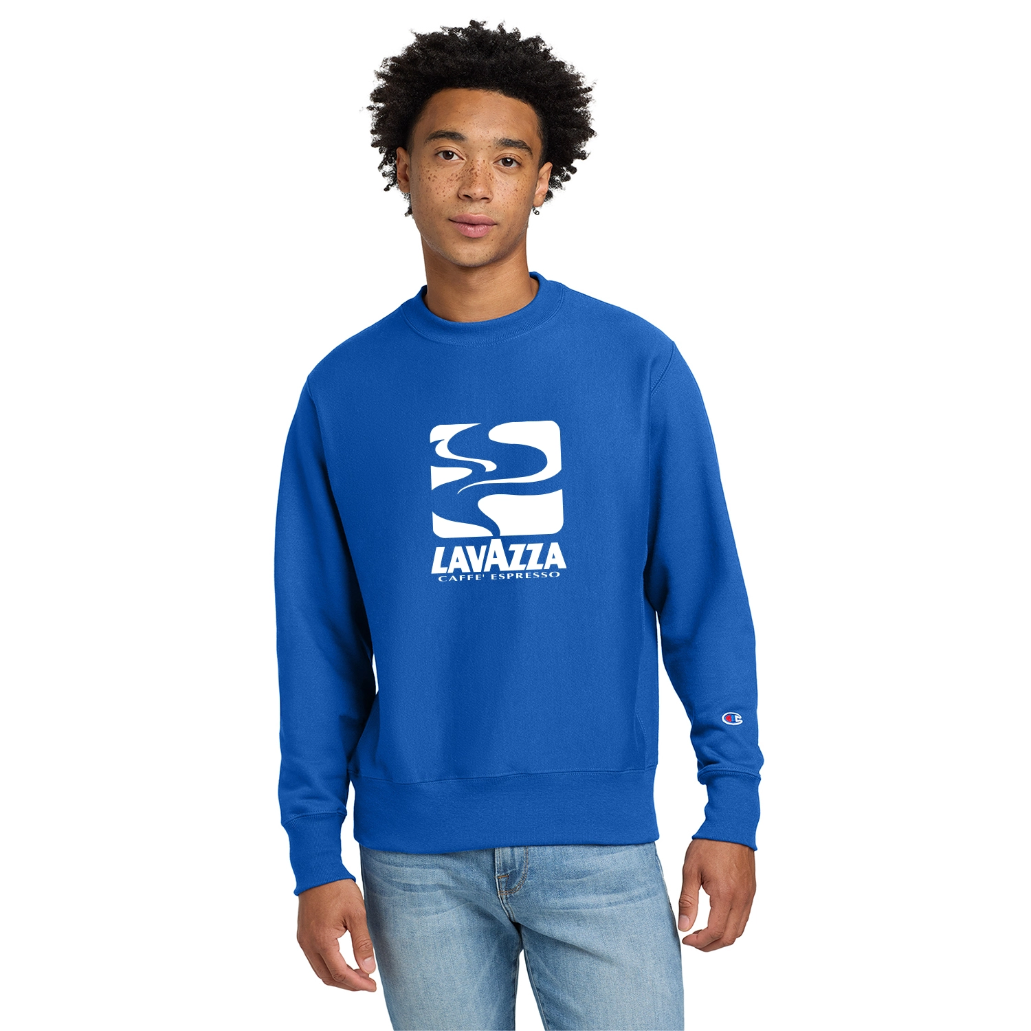 Champion Decorated Reverse Weave Crewneck Sweatshirt