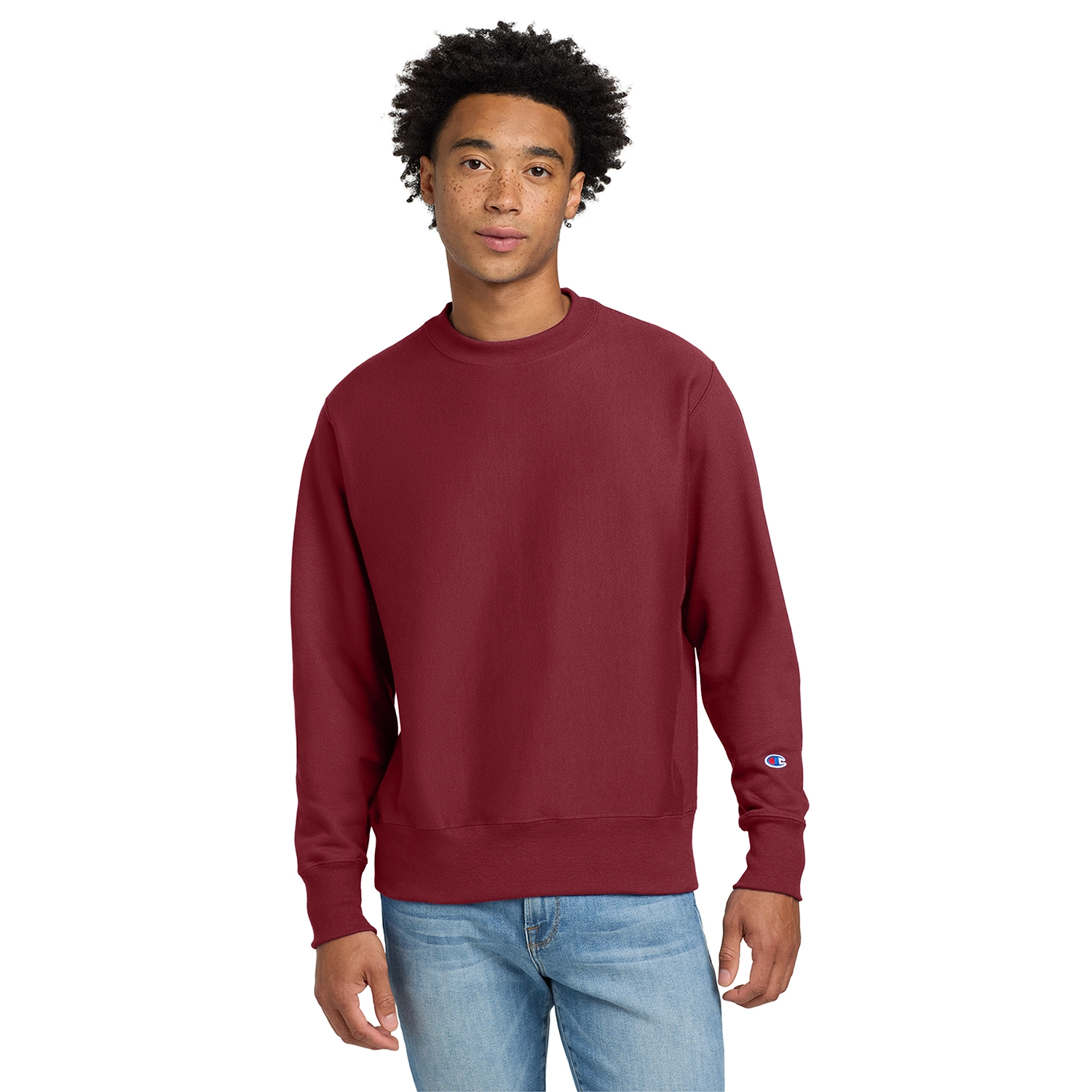 Champion Decorated Reverse Weave Crewneck Sweatshirt 4