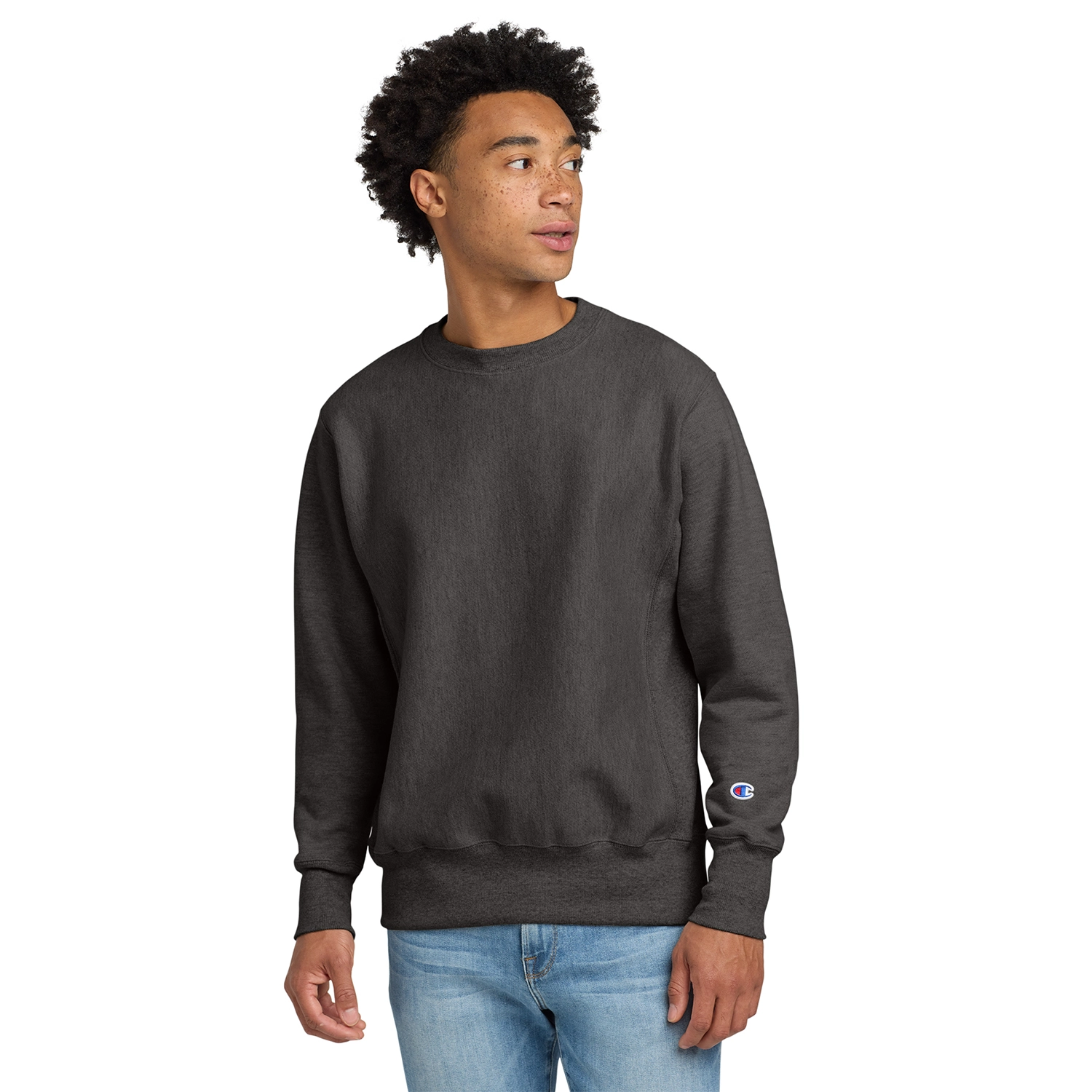 Champion Decorated Reverse Weave Crewneck Sweatshirt 5
