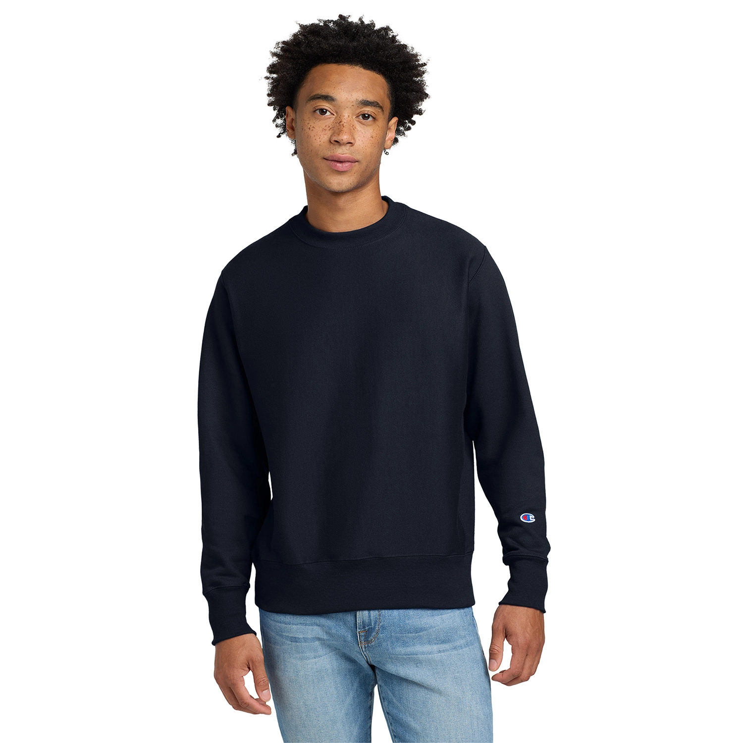 Champion Decorated Reverse Weave Crewneck Sweatshirt 7