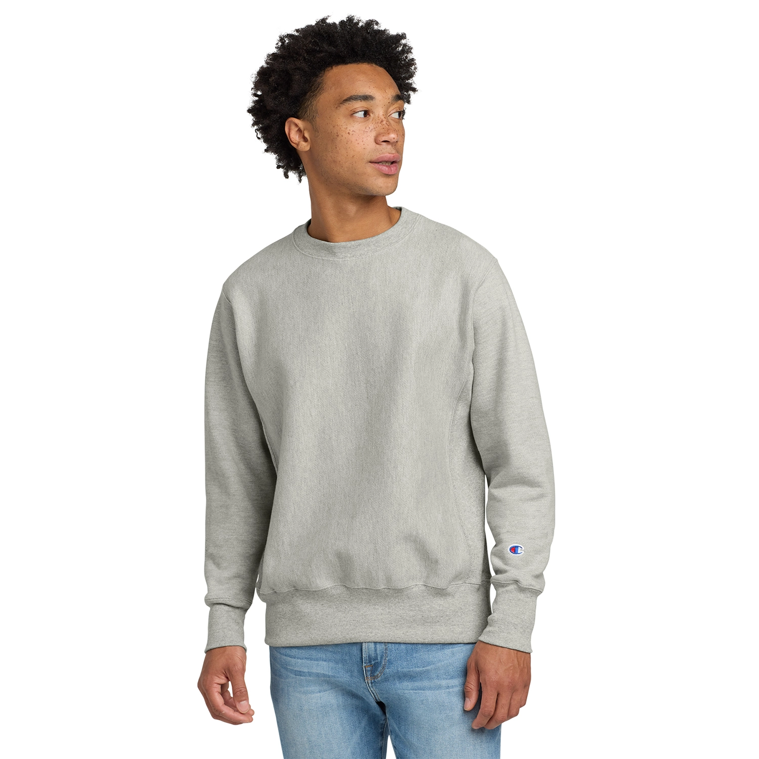 Champion Decorated Reverse Weave Crewneck Sweatshirt 8
