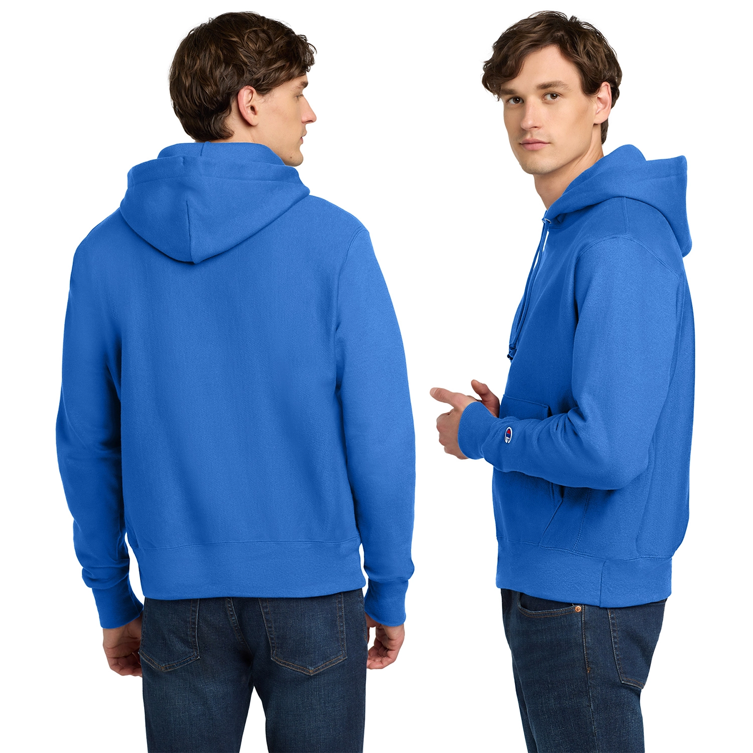 Champion Decorated Reverse Weave Hooded Sweatshirt 2