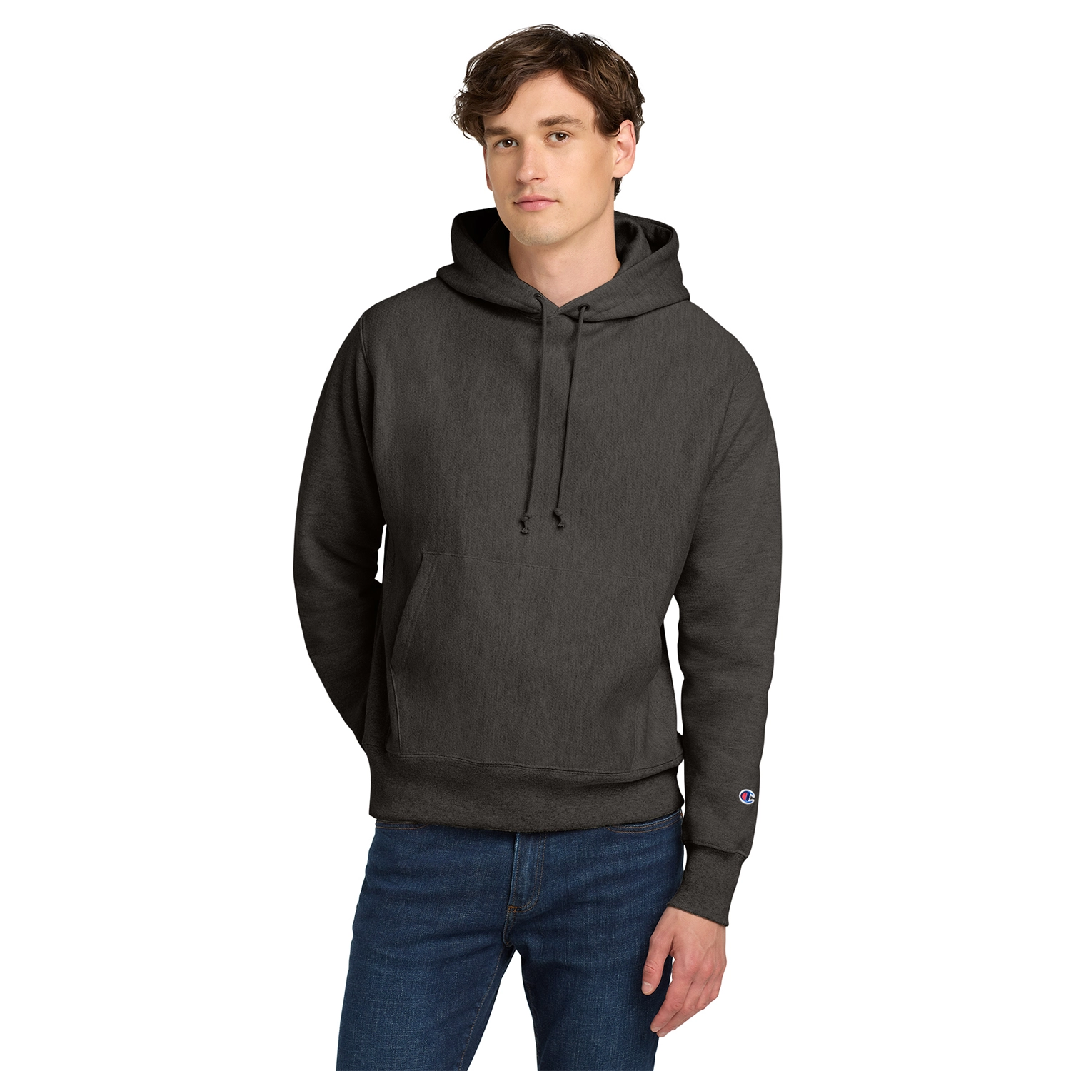 Champion Decorated Reverse Weave Hooded Sweatshirt 5