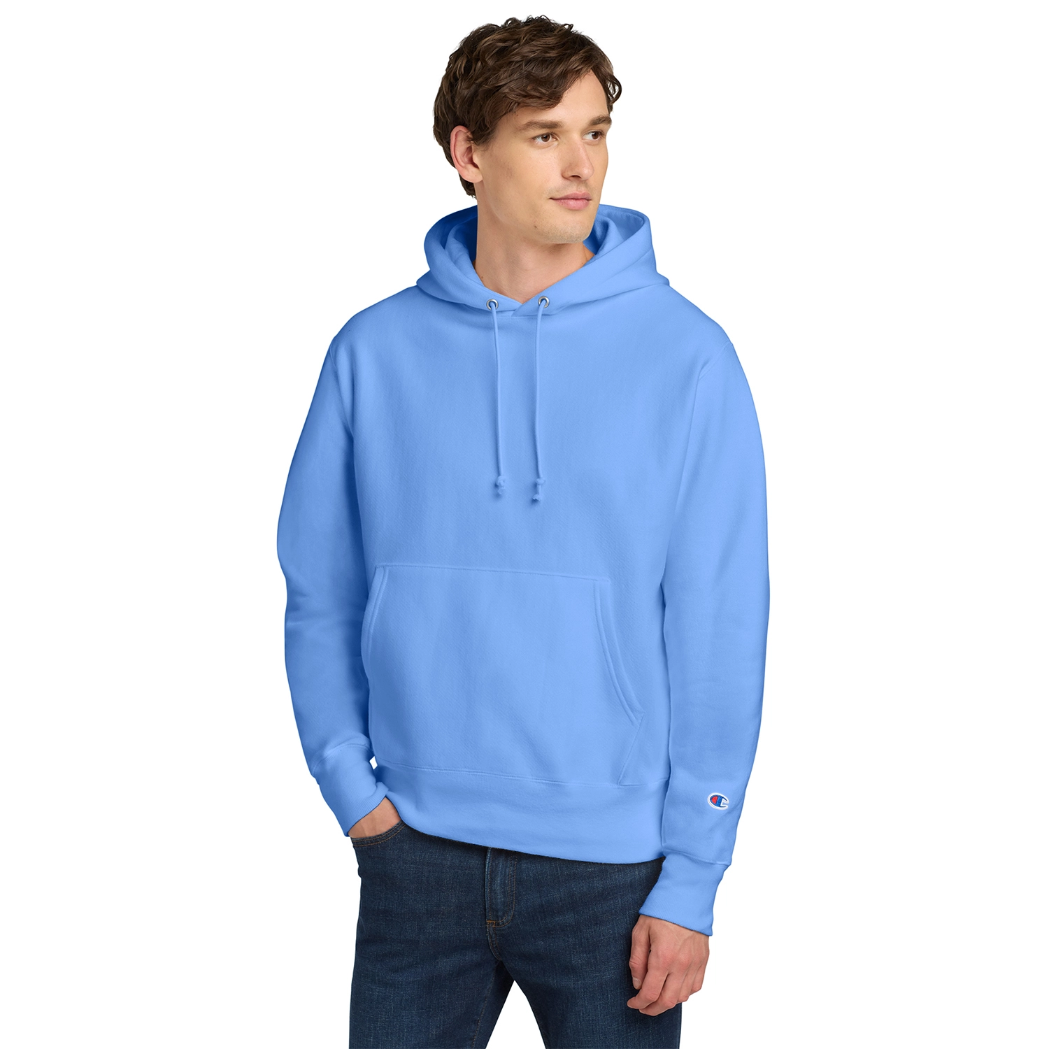 Champion Decorated Reverse Weave Hooded Sweatshirt 7