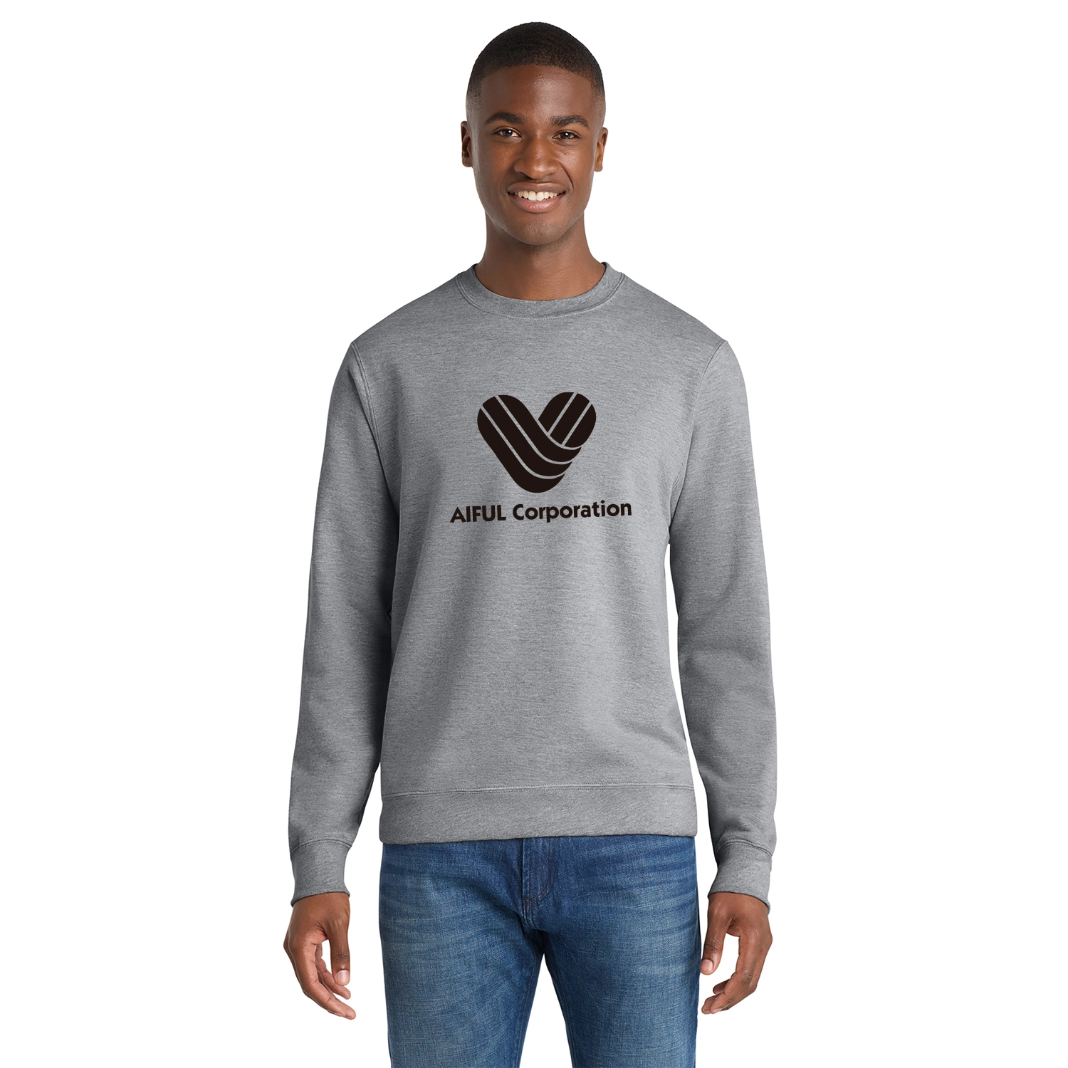 Port & Co Decorated Fan Favorite Fleece Crewneck Sweatshirt