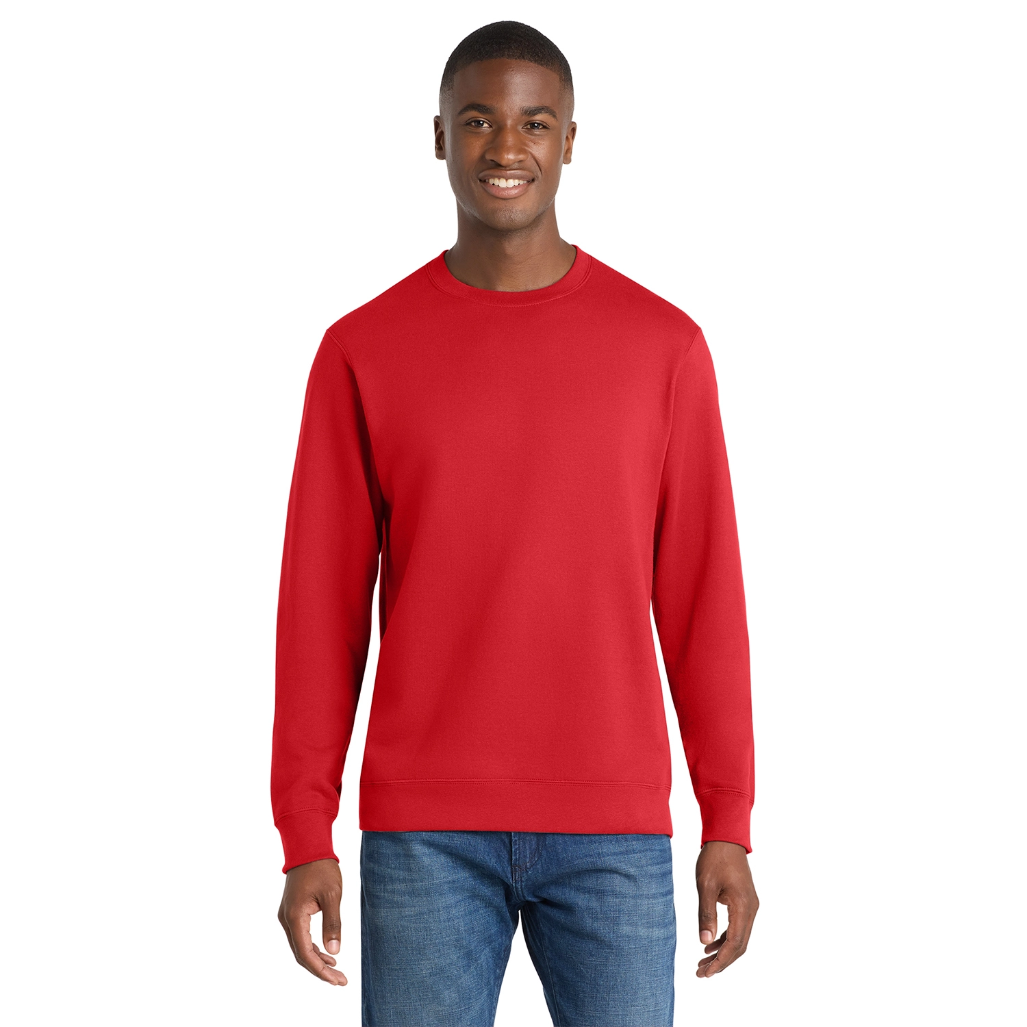 Port & Co Decorated Fan Favorite Fleece Crewneck Sweatshirt 3