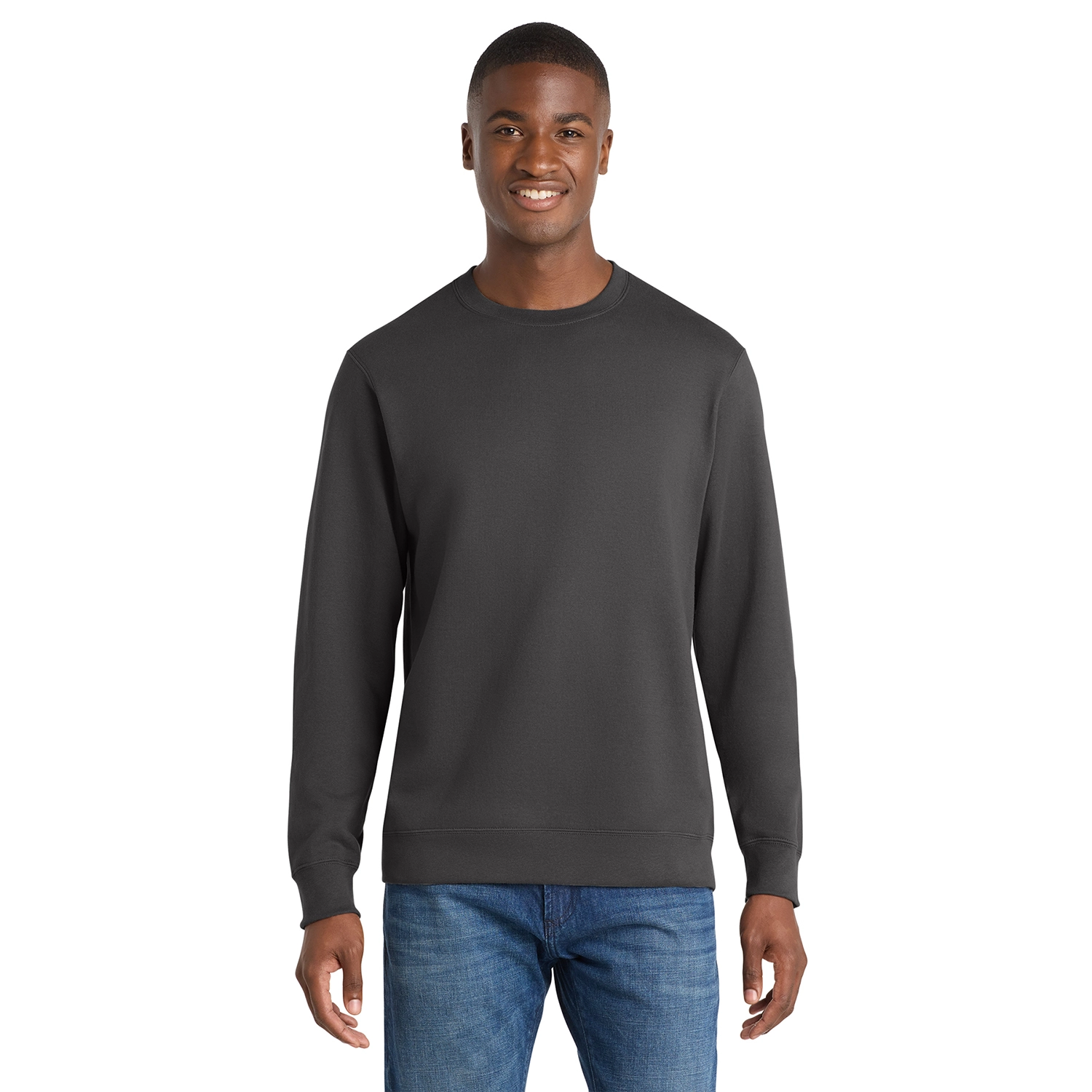 Port & Co Decorated Fan Favorite Fleece Crewneck Sweatshirt 4