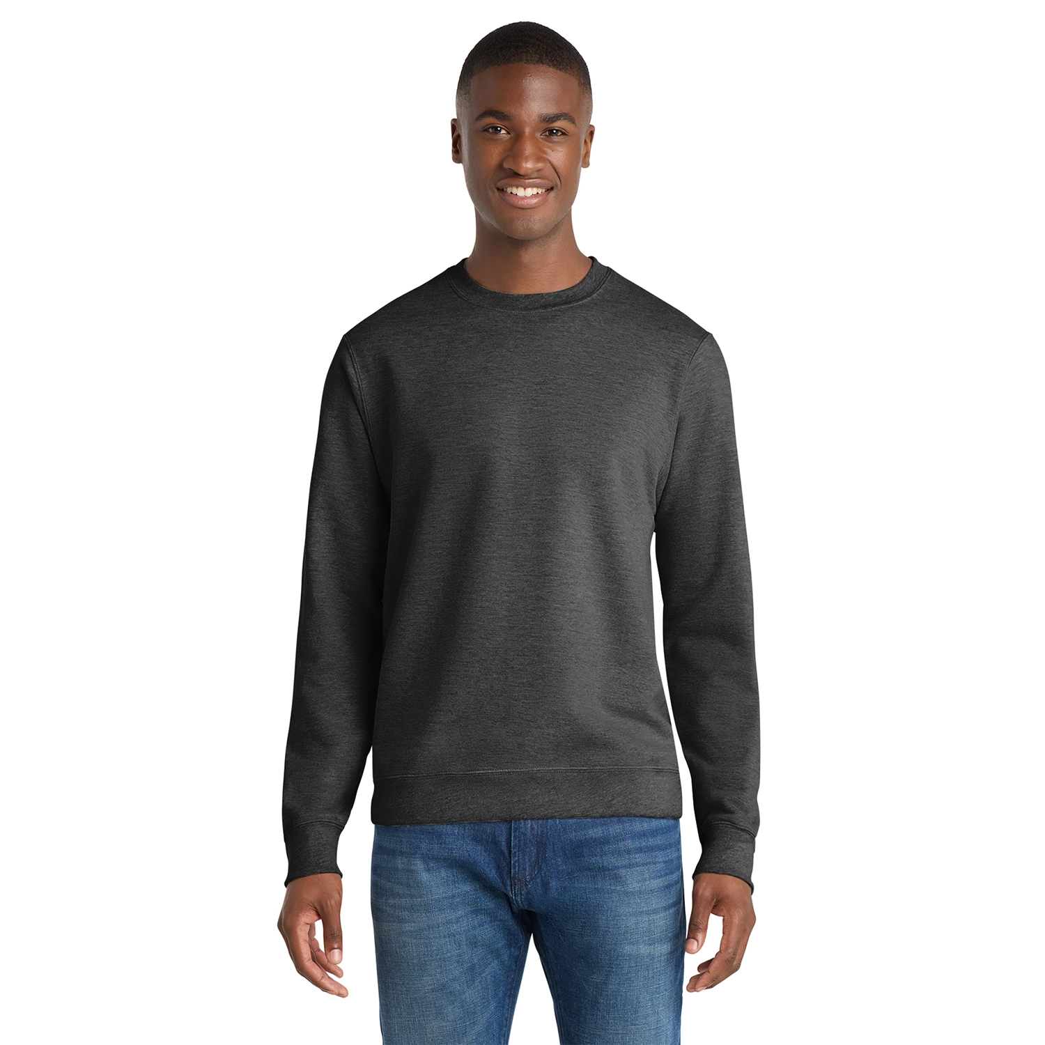 Port & Co Decorated Fan Favorite Fleece Crewneck Sweatshirt 5