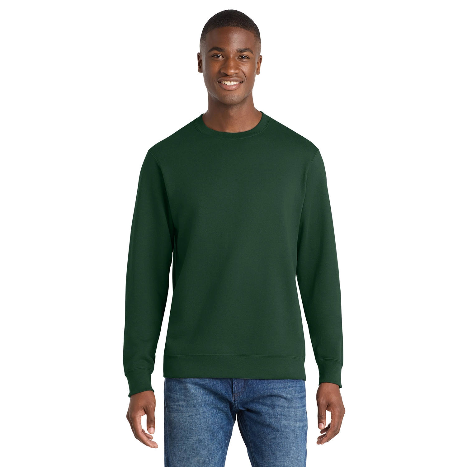 Port & Co Decorated Fan Favorite Fleece Crewneck Sweatshirt 6