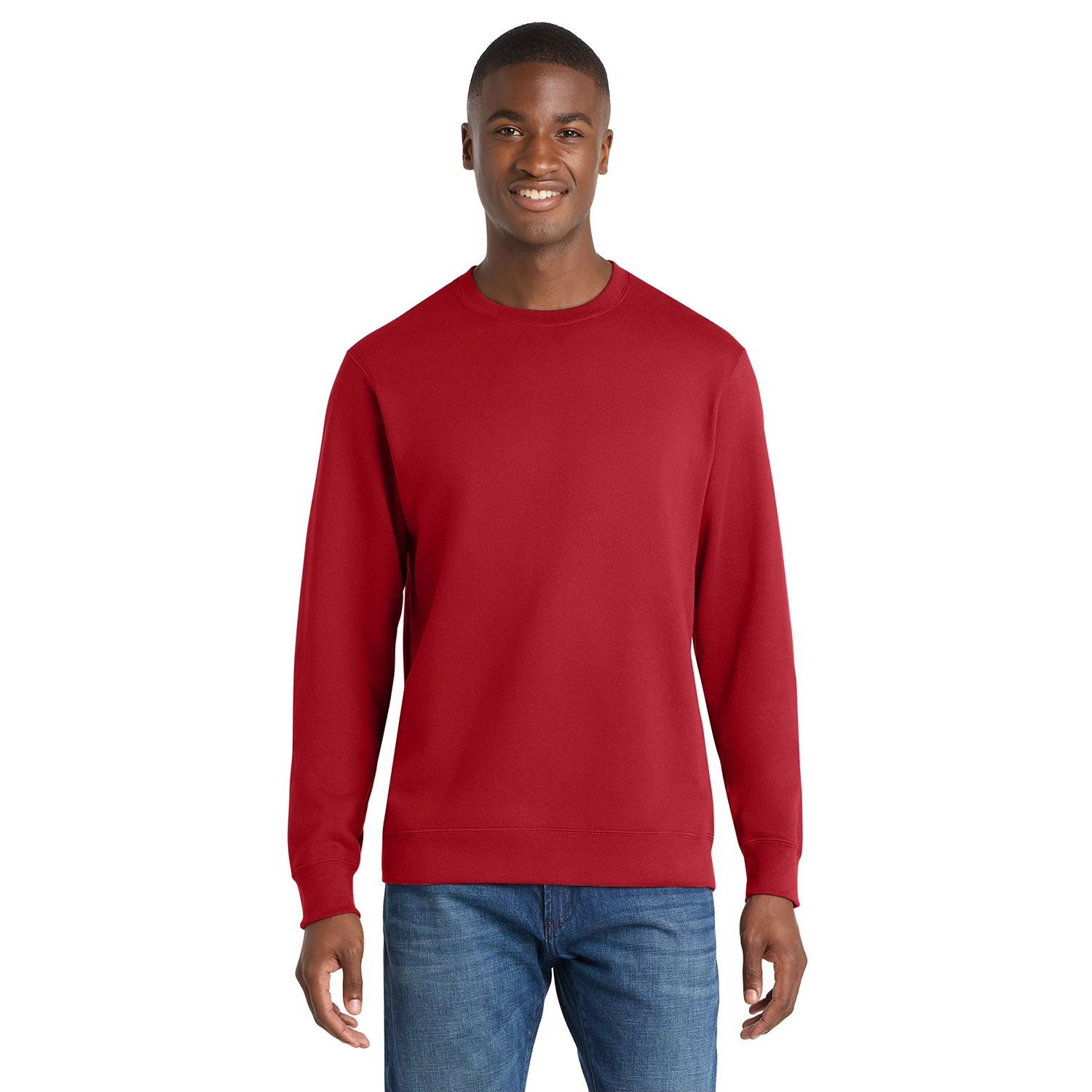 Port & Co Decorated Fan Favorite Fleece Crewneck Sweatshirt 8