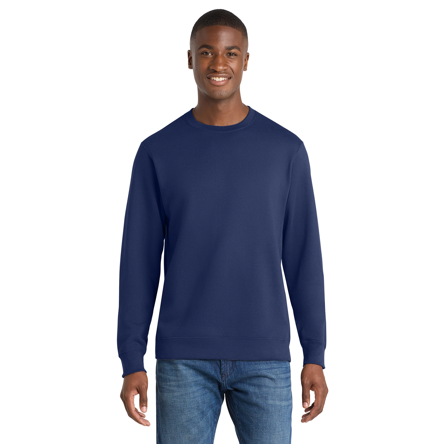 Port & Co Decorated Fan Favorite Fleece Crewneck Sweatshirt 9