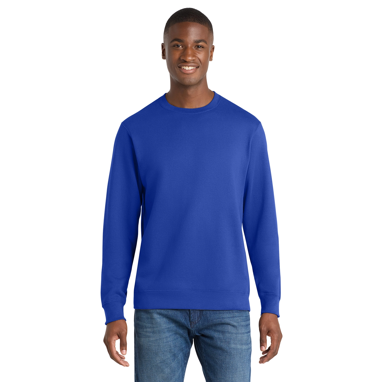Port & Co Decorated Fan Favorite Fleece Crewneck Sweatshirt 10