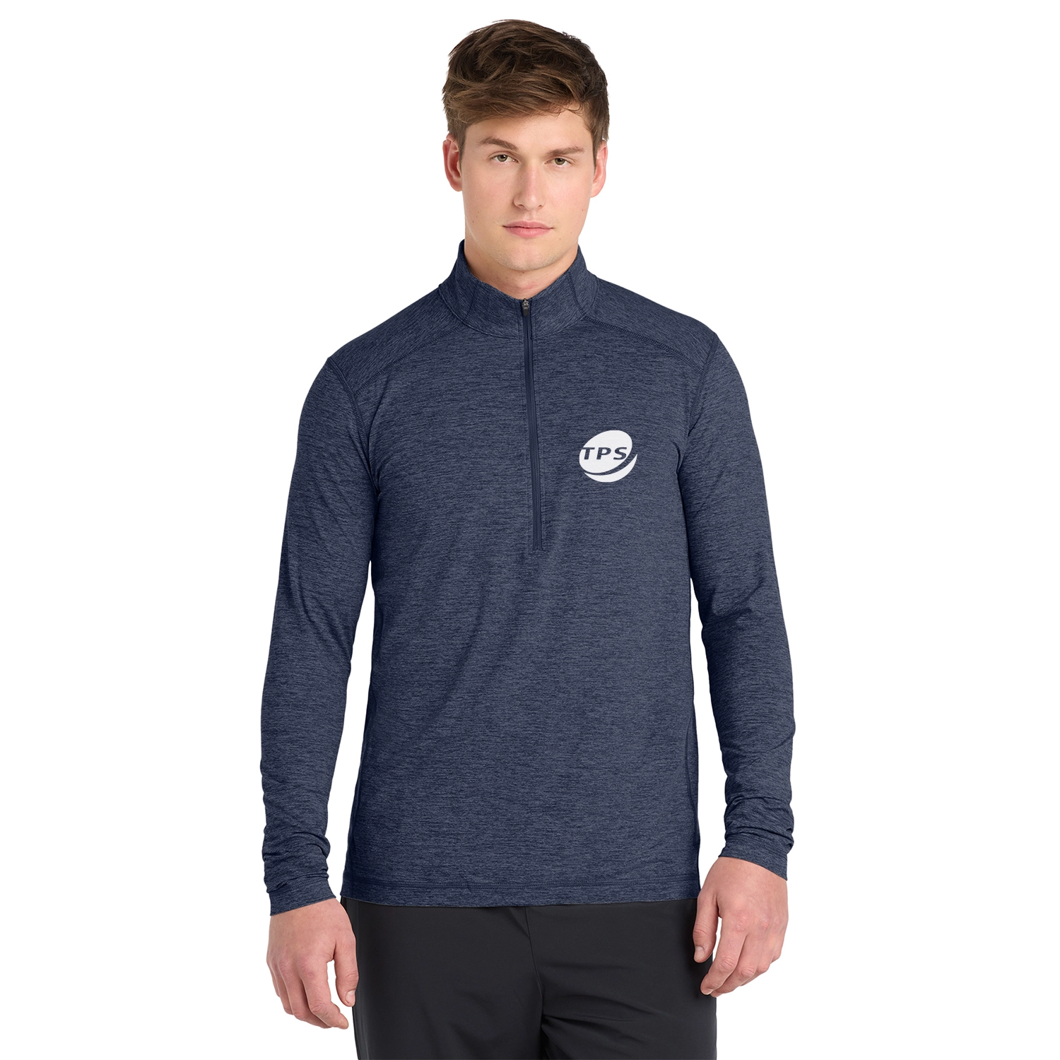 Sport-Tek Exchange 1.5 Long Sleeve Embroidered 1/2-Zip