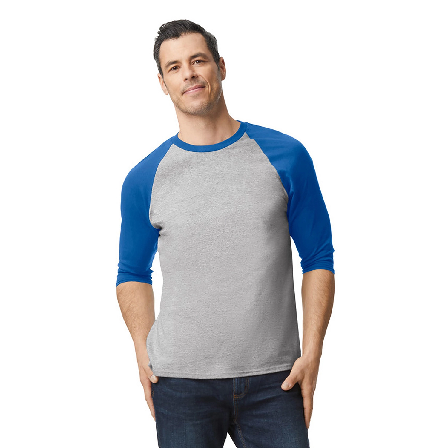 Gildan Decorated Heavy Cotton 3/4-Sleeve Raglan T-Shirt 5