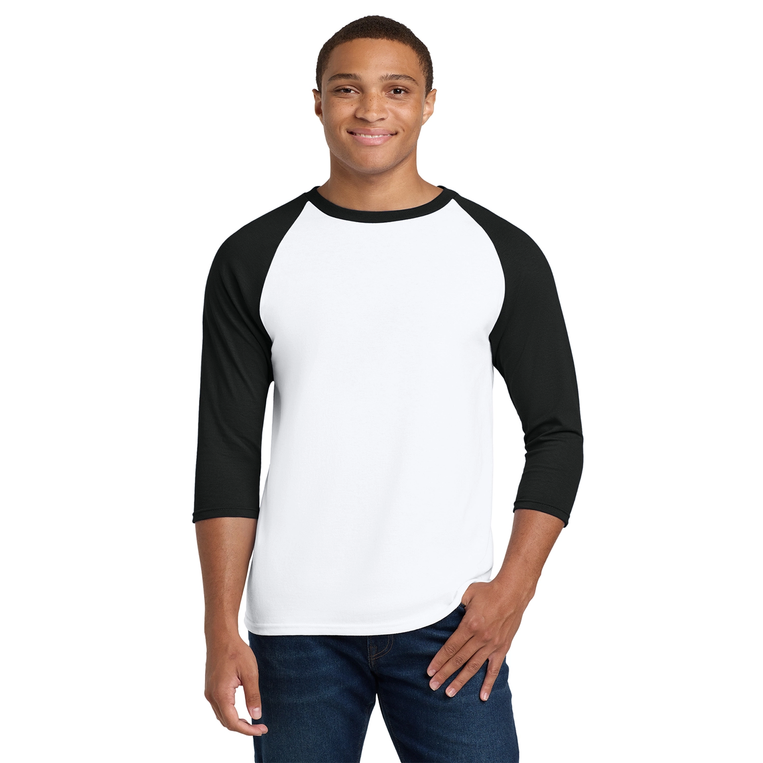 Gildan Decorated Heavy Cotton 3/4-Sleeve Raglan T-Shirt 6