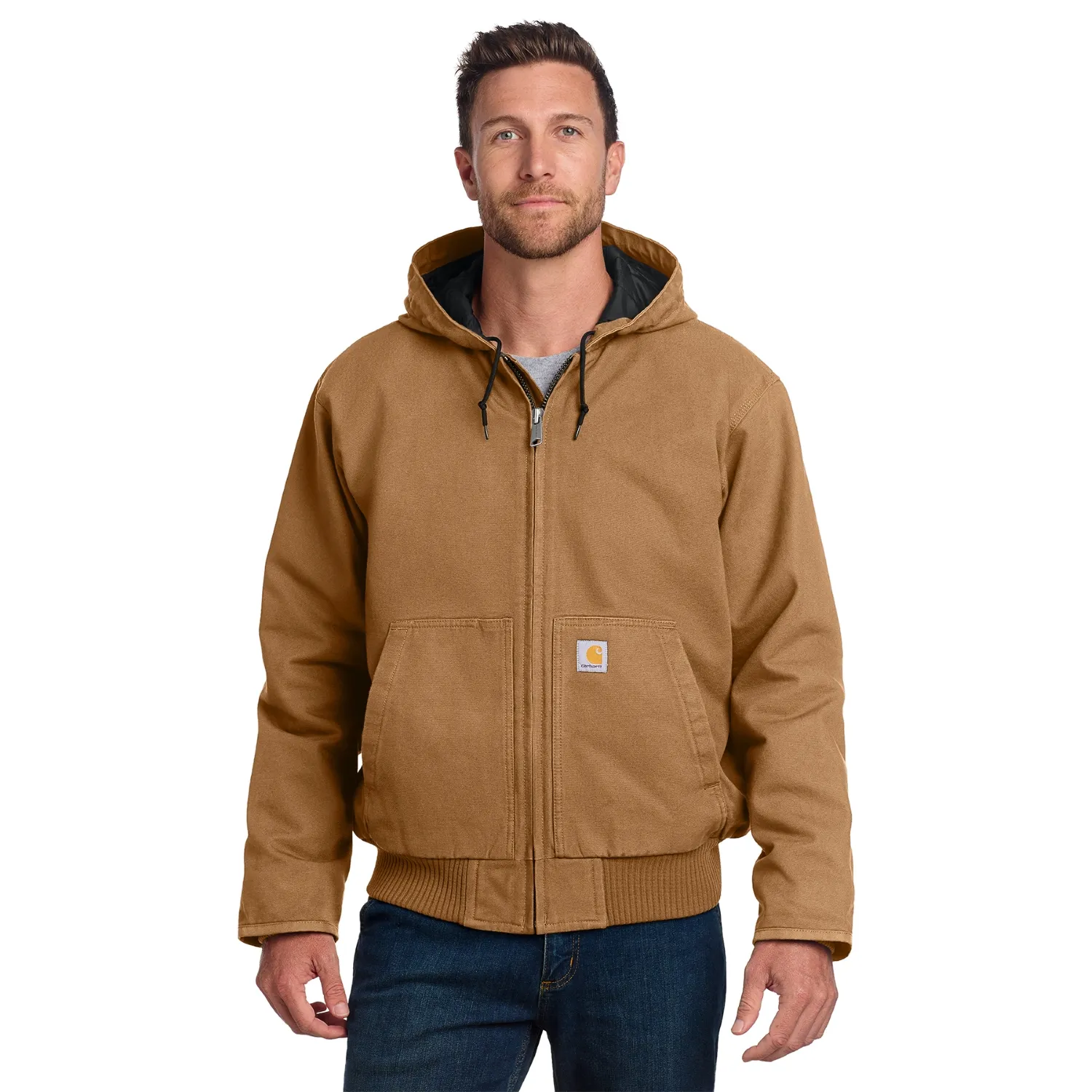 Carhartt Washed Duck Active Embroidered Jac 3
