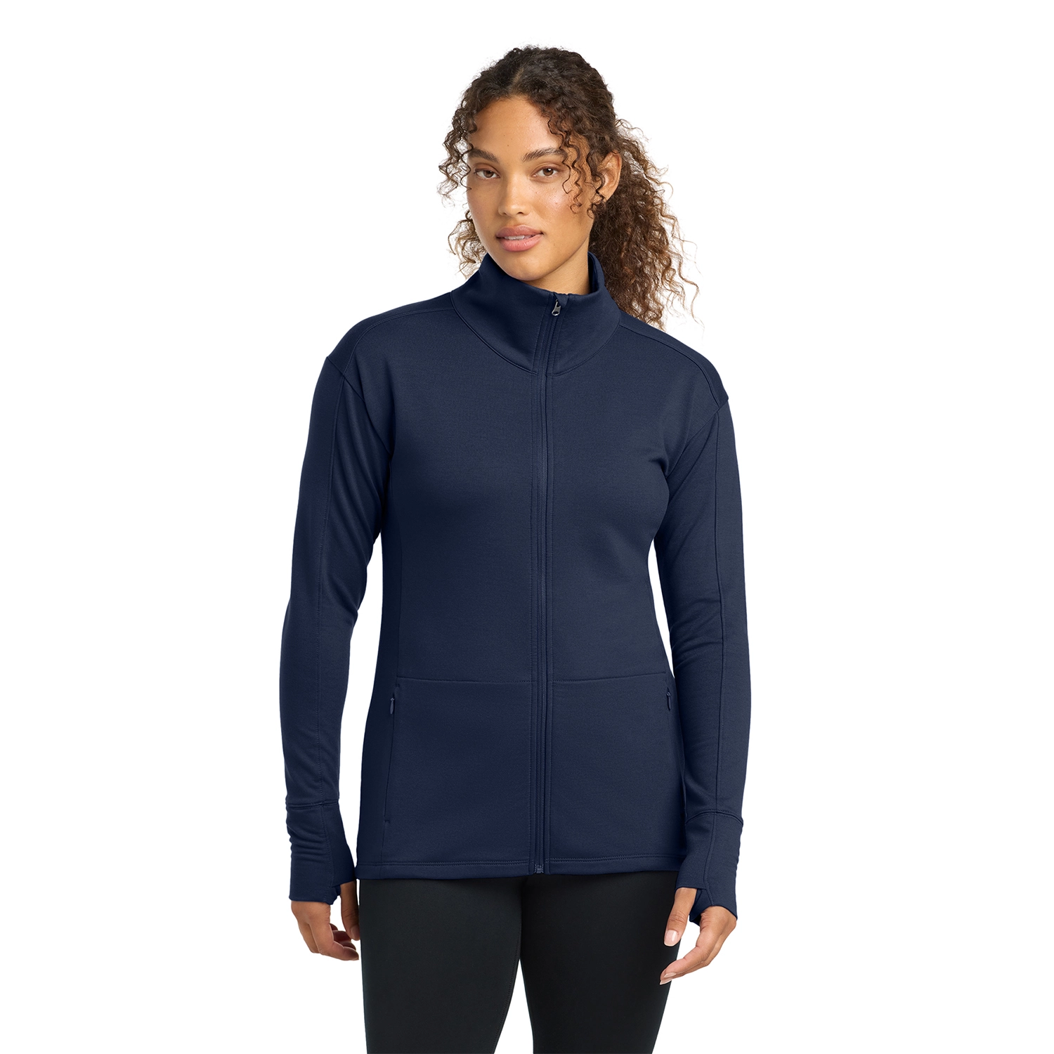 Sport-Tek Women’s Sport-Wick Flex Fleece Embroidered Full-Zip 5