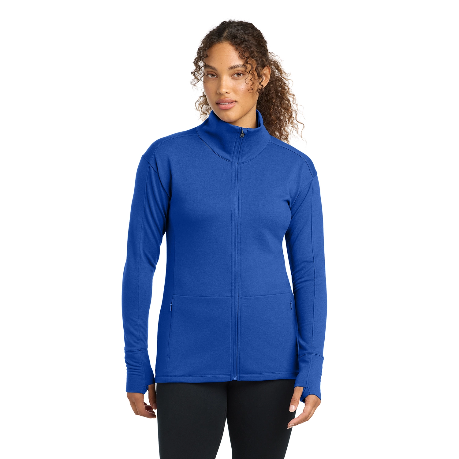 Sport-Tek Women’s Sport-Wick Flex Fleece Embroidered Full-Zip 6
