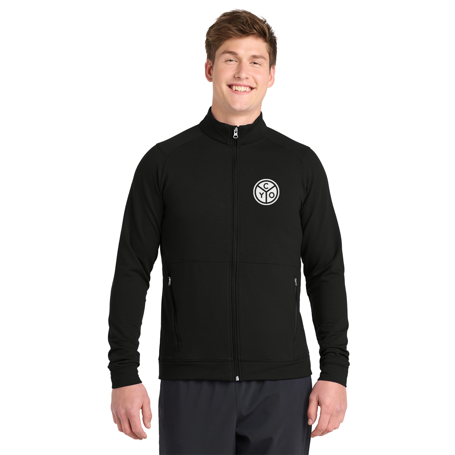 Sport-Tek Sport-Wick Flex Fleece Embroidered Full-Zip