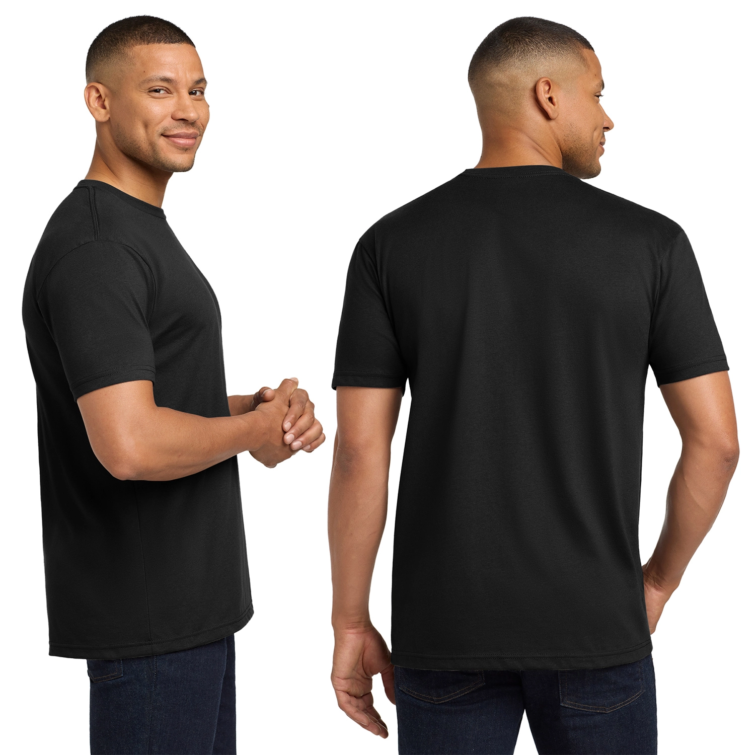 Next Level Apparel Decorated Adult CVC Sueded Tee 2