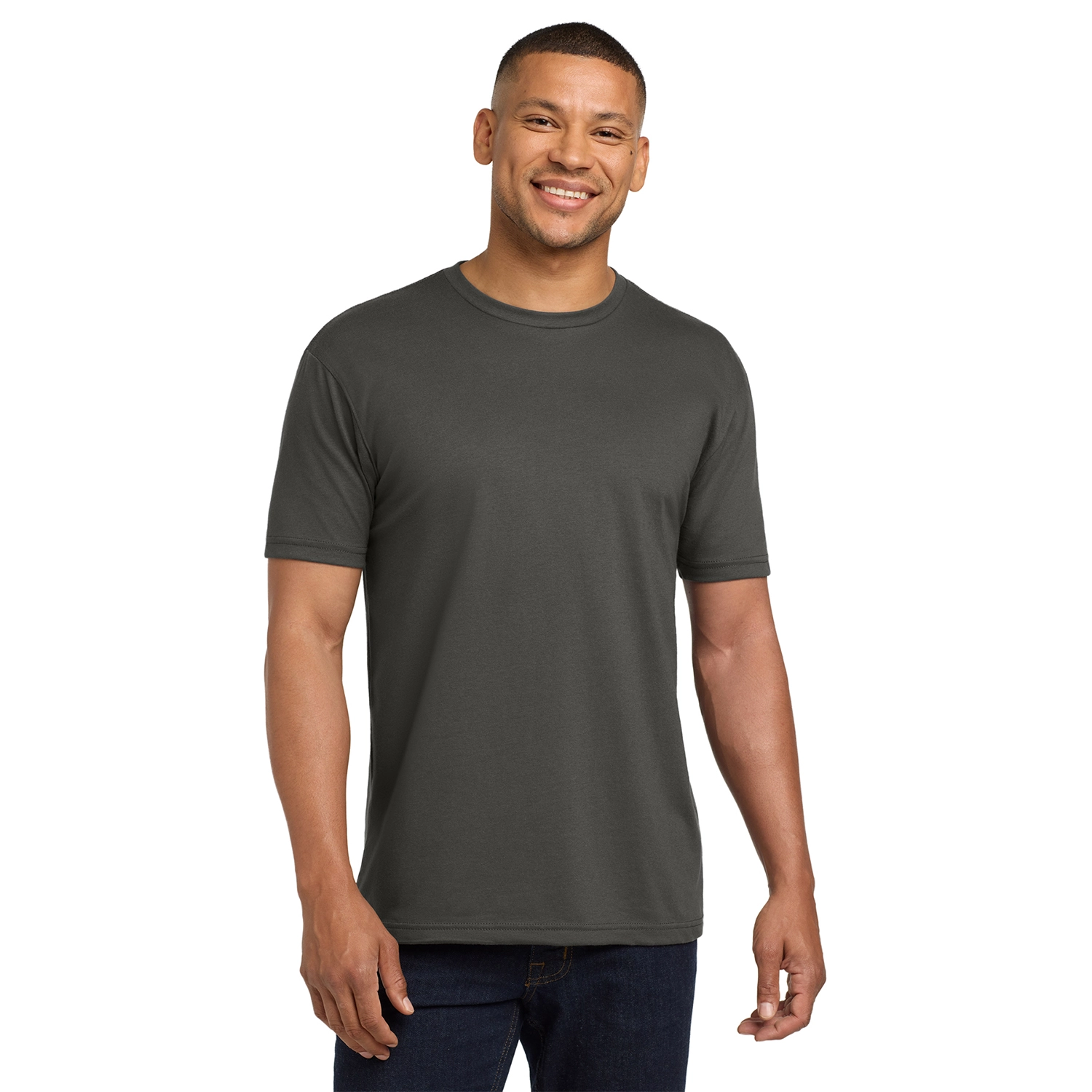 Next Level Apparel Decorated Adult CVC Sueded Tee 7