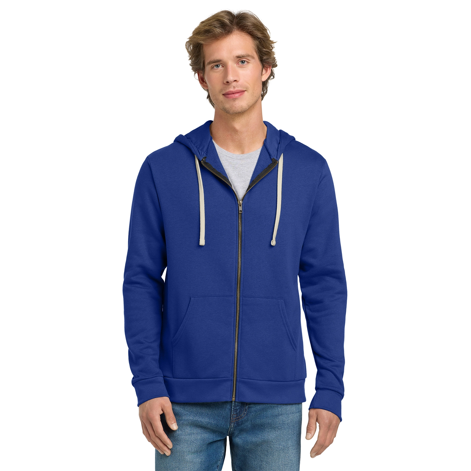 Next Level Apparel Decorated Adult Santa Barbara Zip Hoodie 6