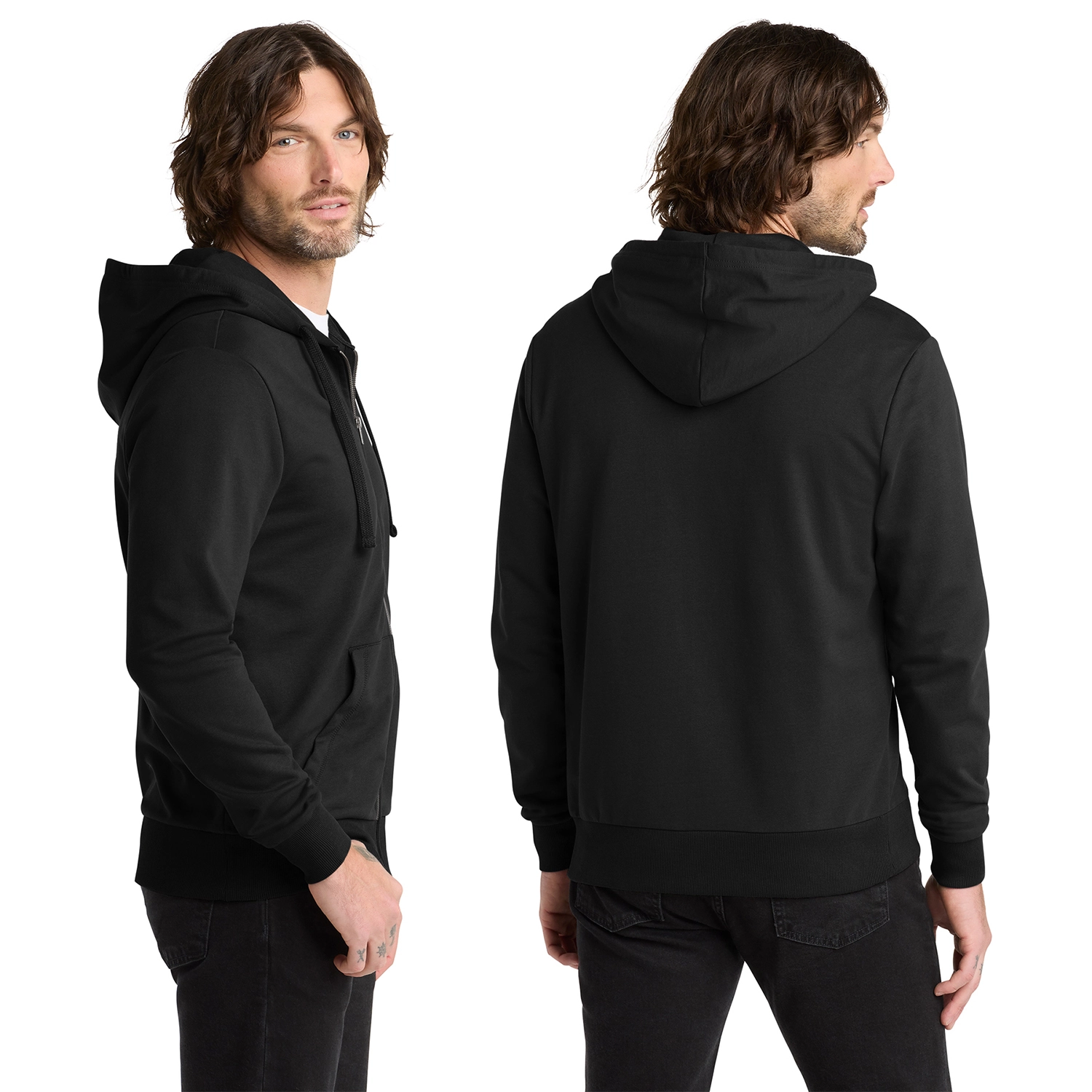Allmade Decorated Unisex Organic French Terry Full-Zip Hoodie 2