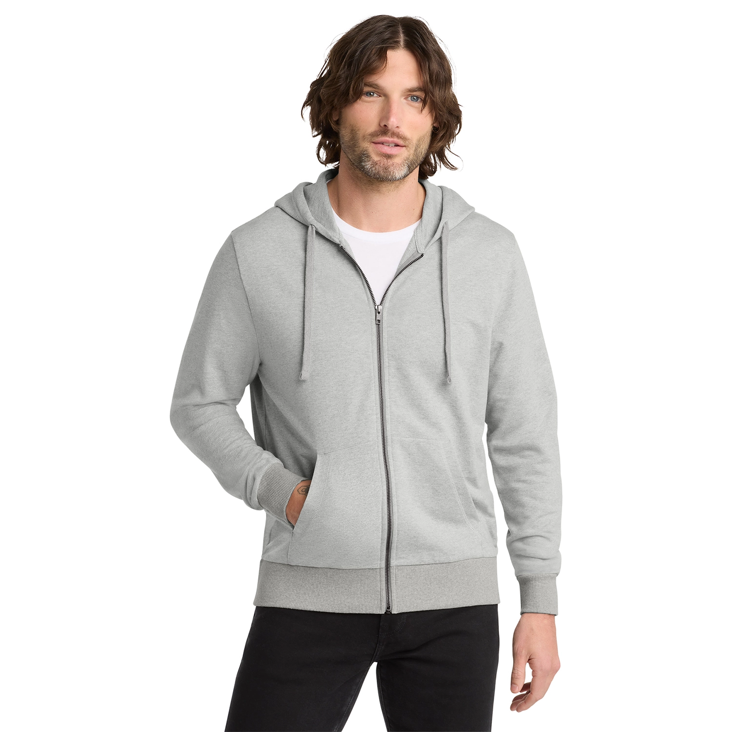 Allmade Decorated Unisex Organic French Terry Full-Zip Hoodie 3