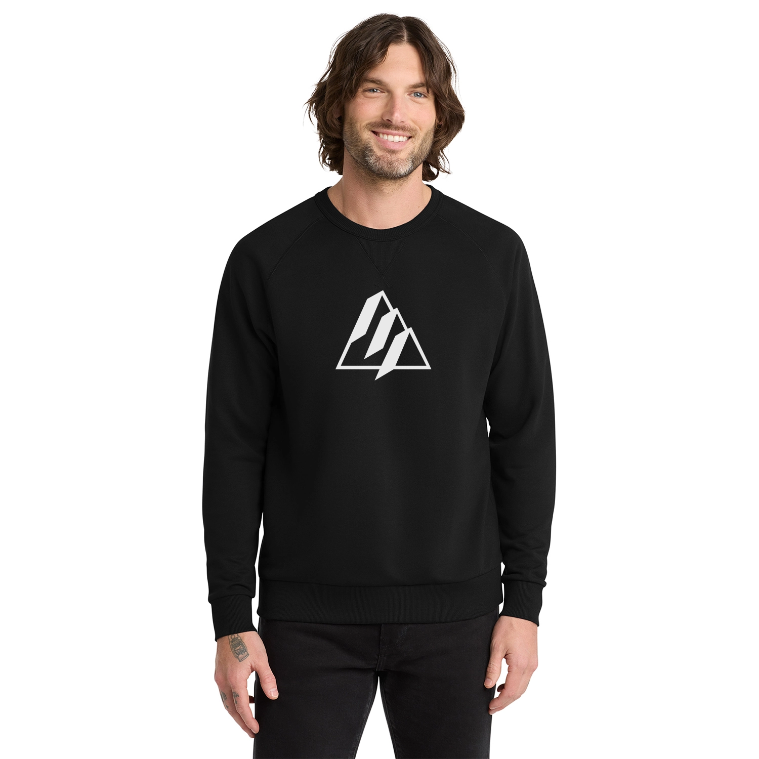 Allmade Decorated Unisex Organic French Terry Crewneck Sweatshirt