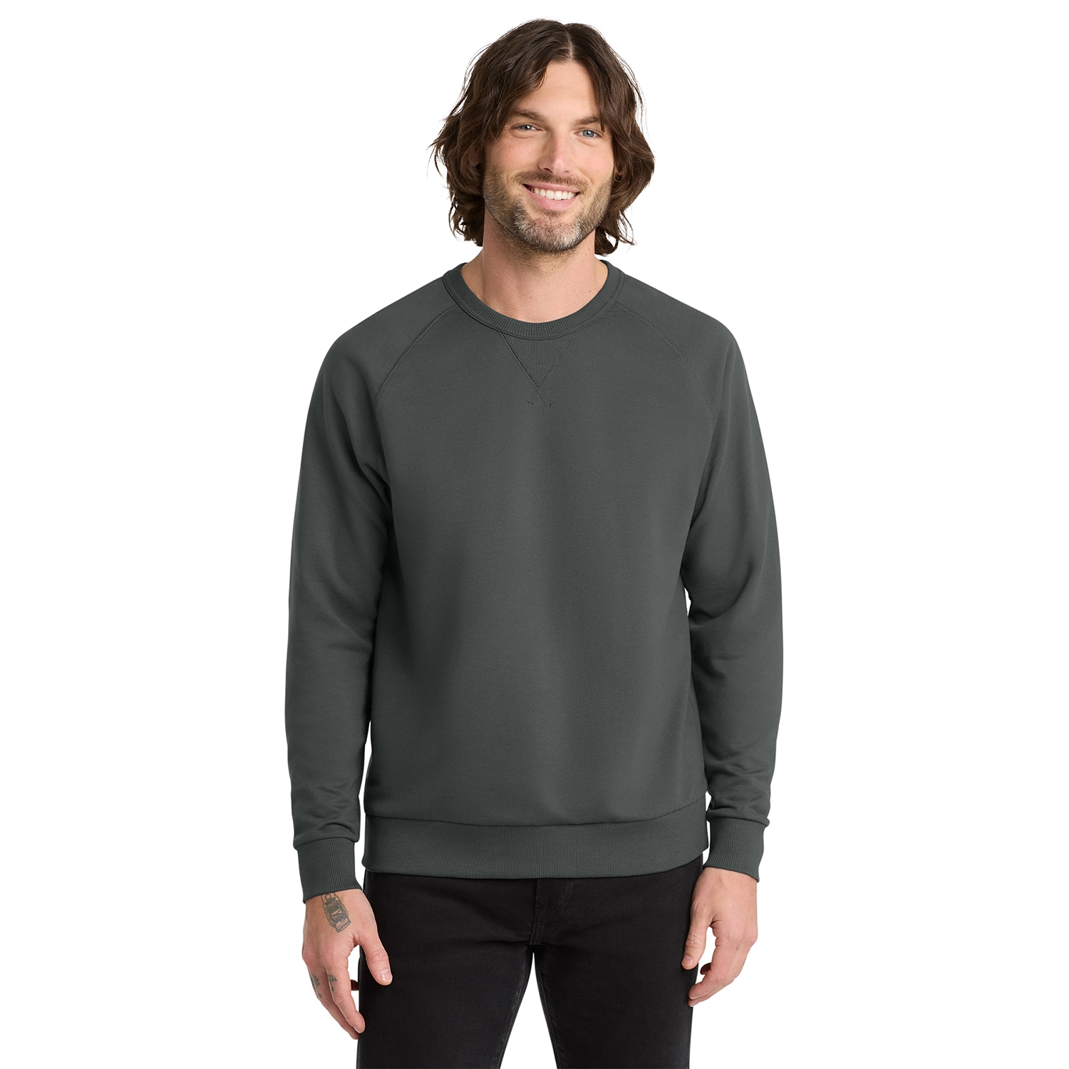 Allmade Decorated Unisex Organic French Terry Crewneck Sweatshirt 5