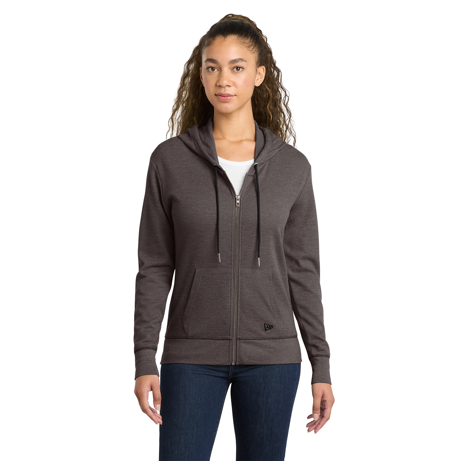 New Era Decorated Women’s Thermal Full-Zip Hoodie 3